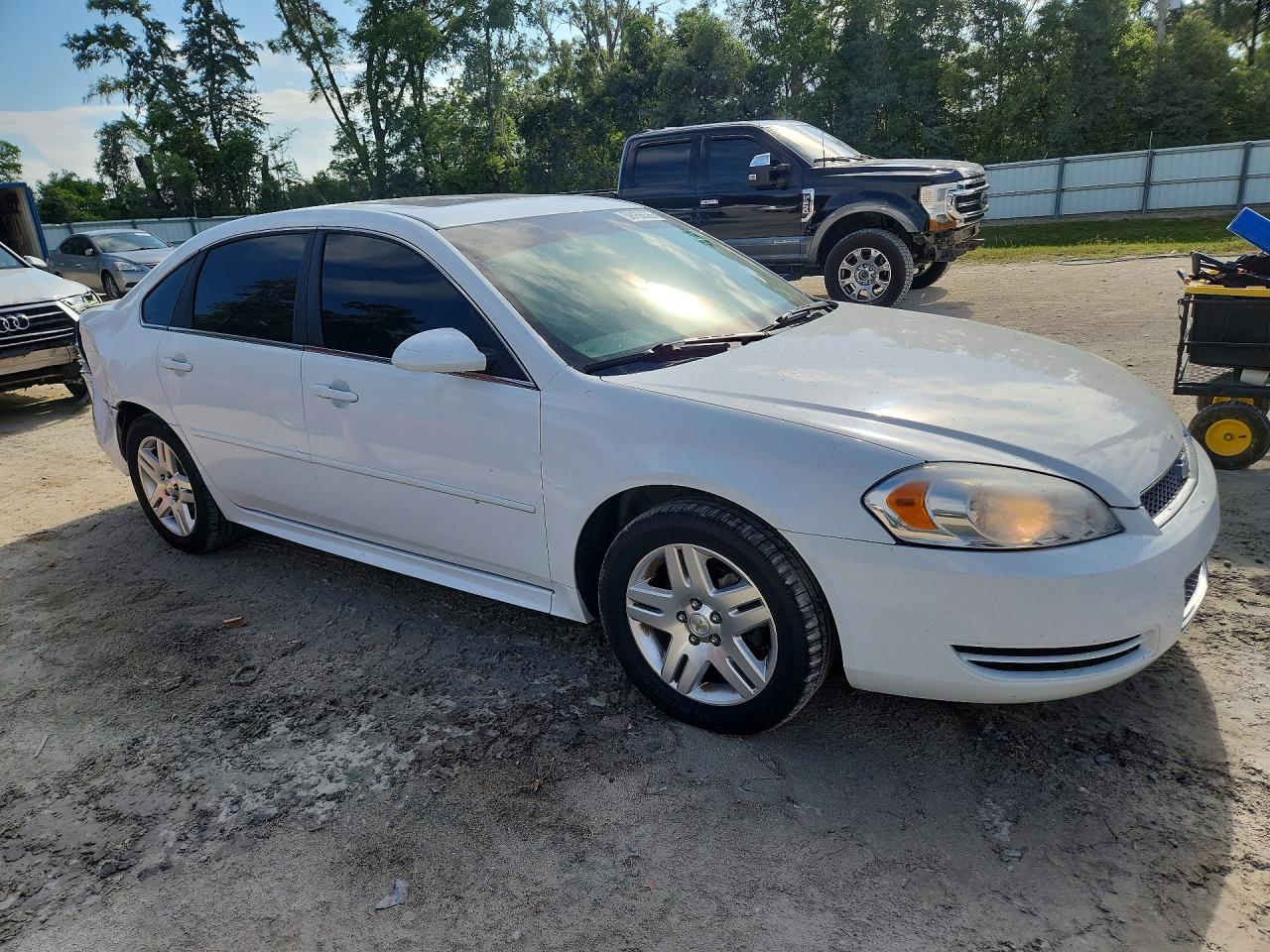 2013 Chevrolet Impala Lt White vin: 2G1WG5E39D1170530