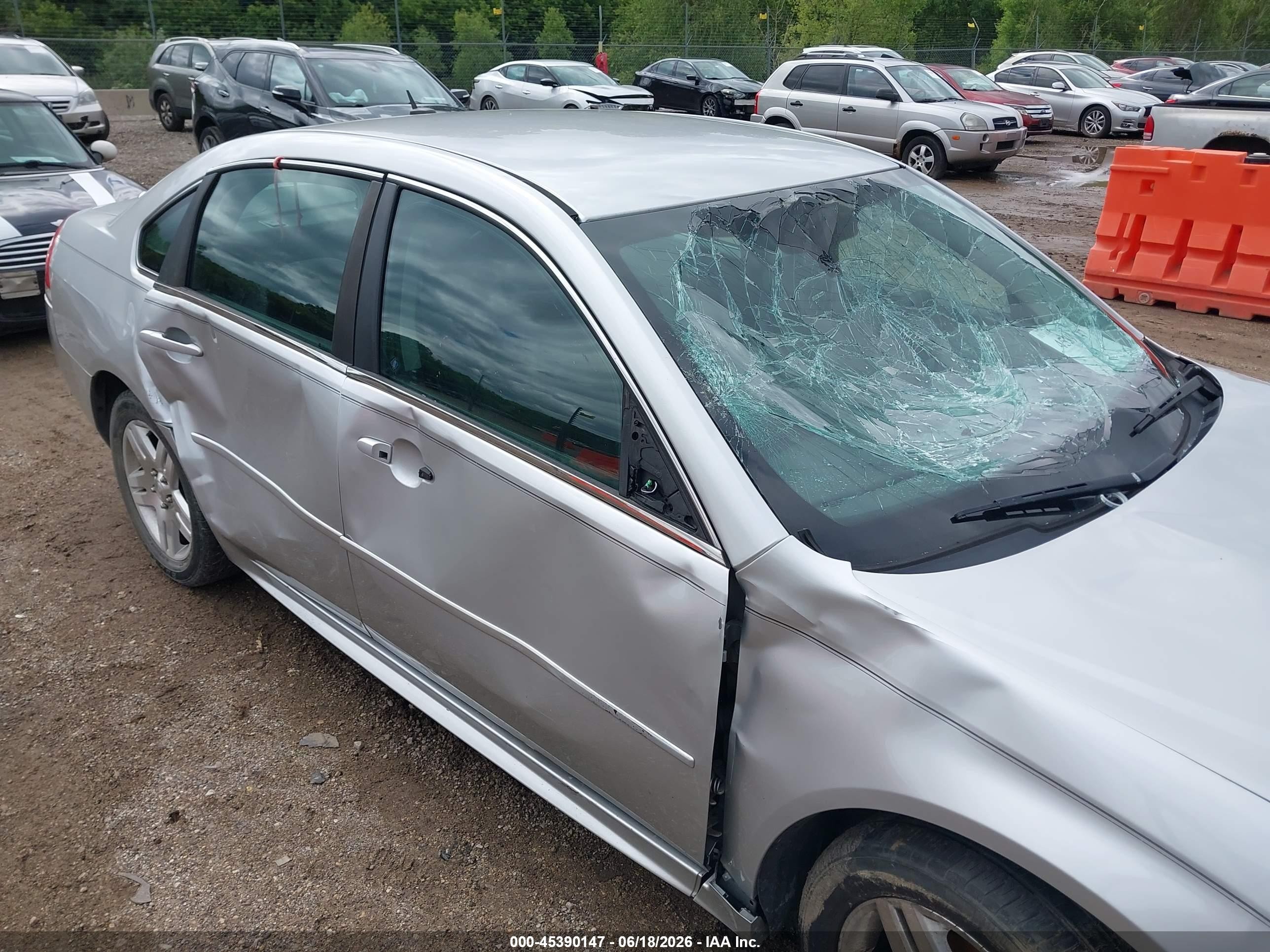 2013 Chevrolet Impala Lt Silver vin: 2G1WG5E39D1231214