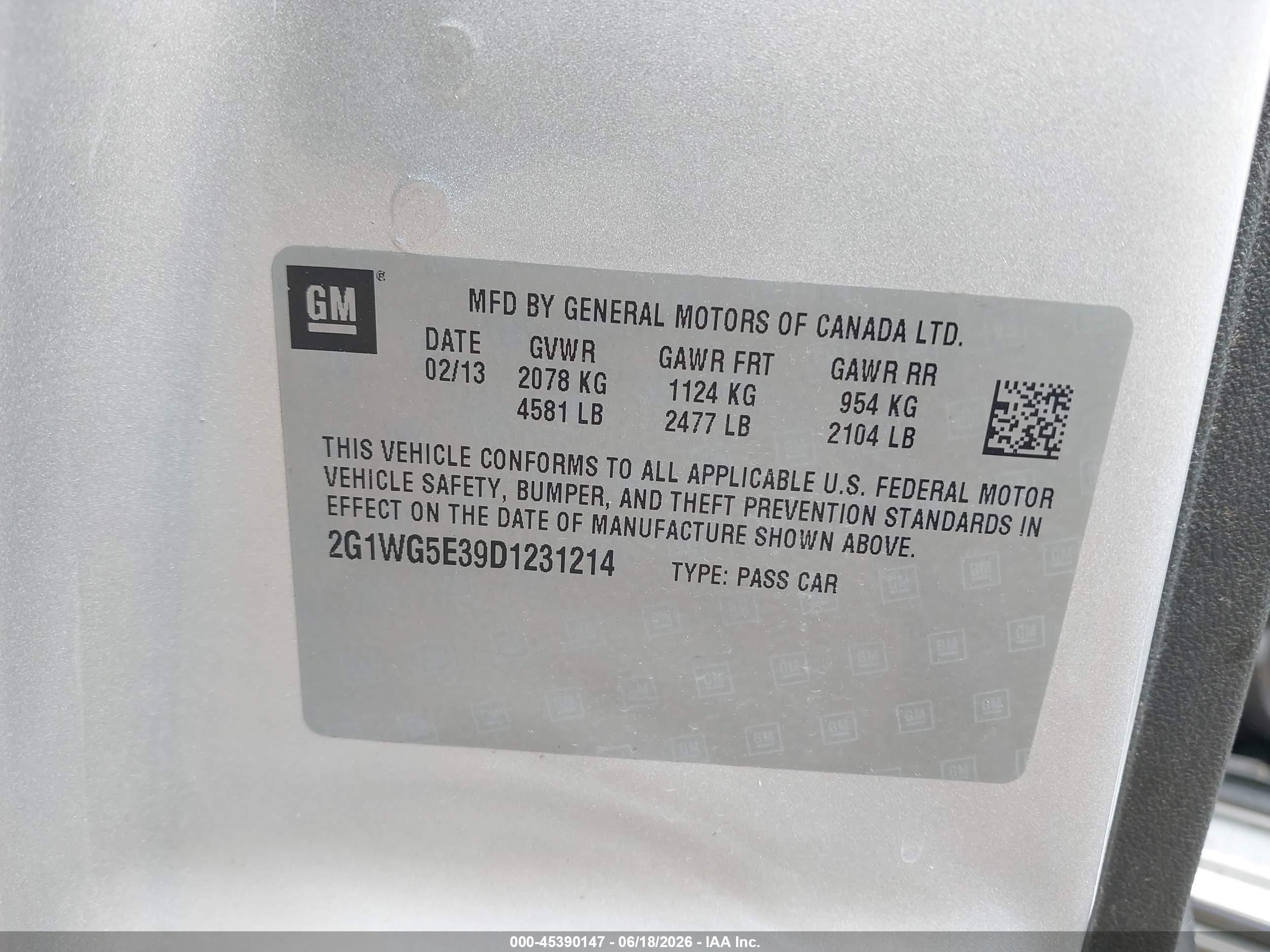 2013 Chevrolet Impala Lt Silver vin: 2G1WG5E39D1231214