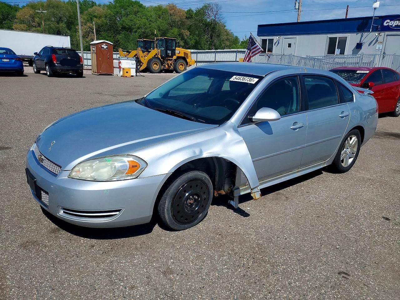2012 Chevrolet Impala Lt Silver vin: 2G1WG5E3XC1116698