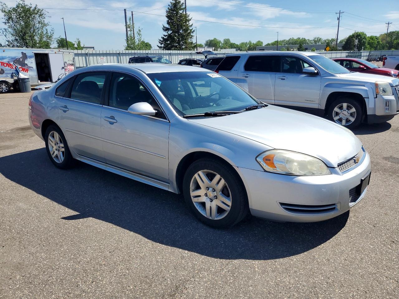 2012 Chevrolet Impala Lt Silver vin: 2G1WG5E3XC1116698