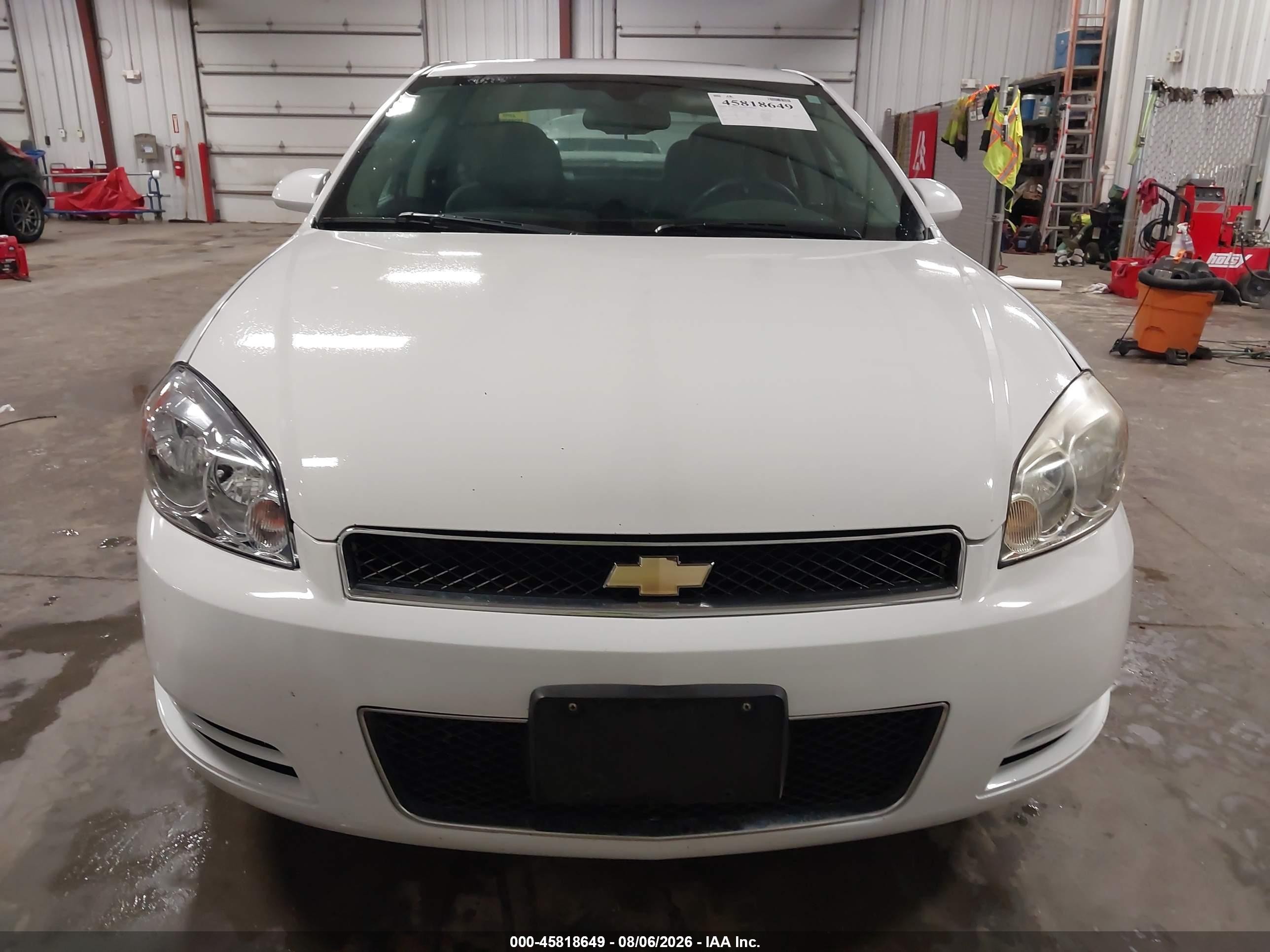 2012 Chevrolet Impala Lt White vin: 2G1WG5E3XC1146428