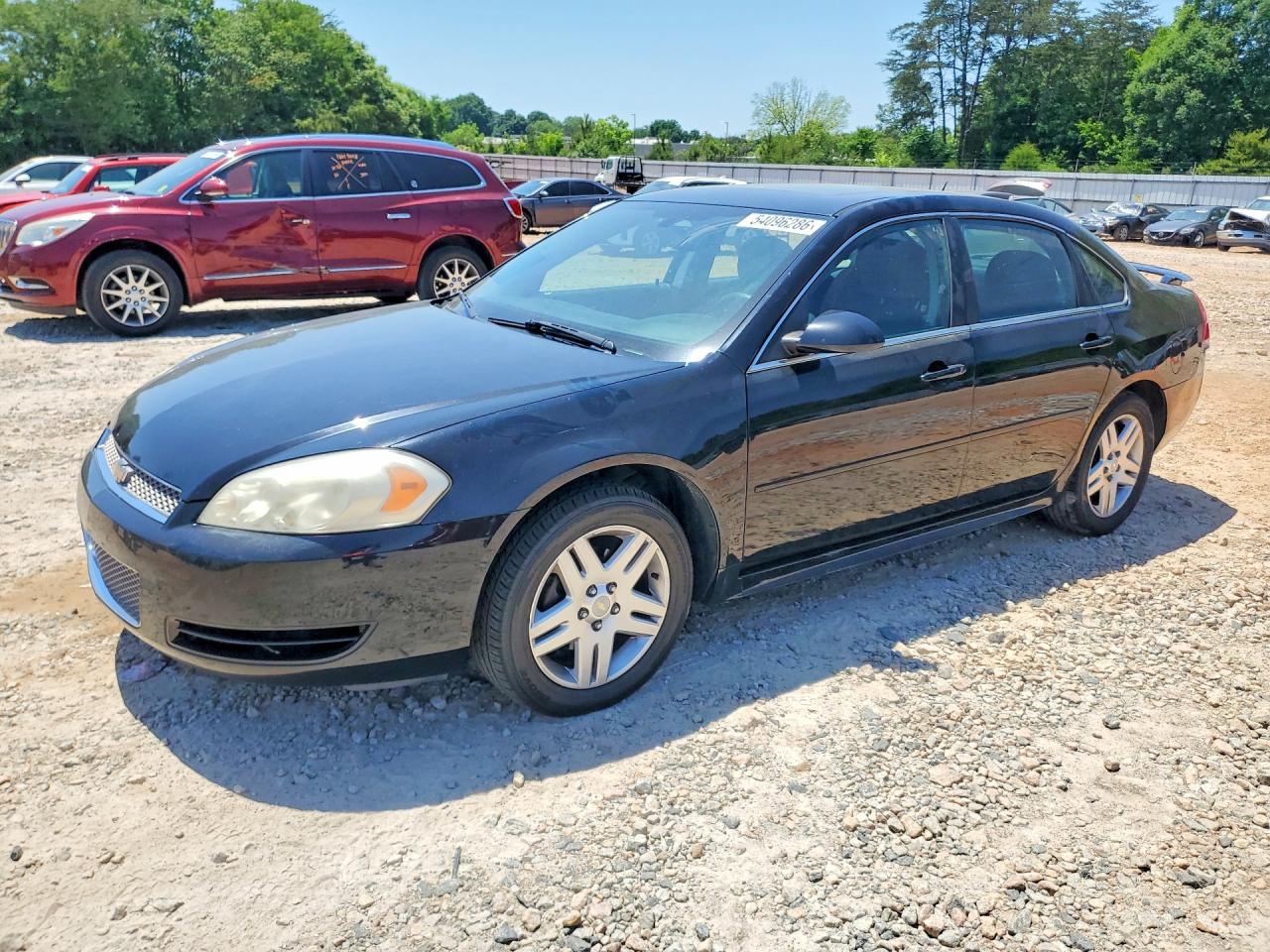2012 Chevrolet Impala Lt Black vin: 2G1WG5E3XC1153878