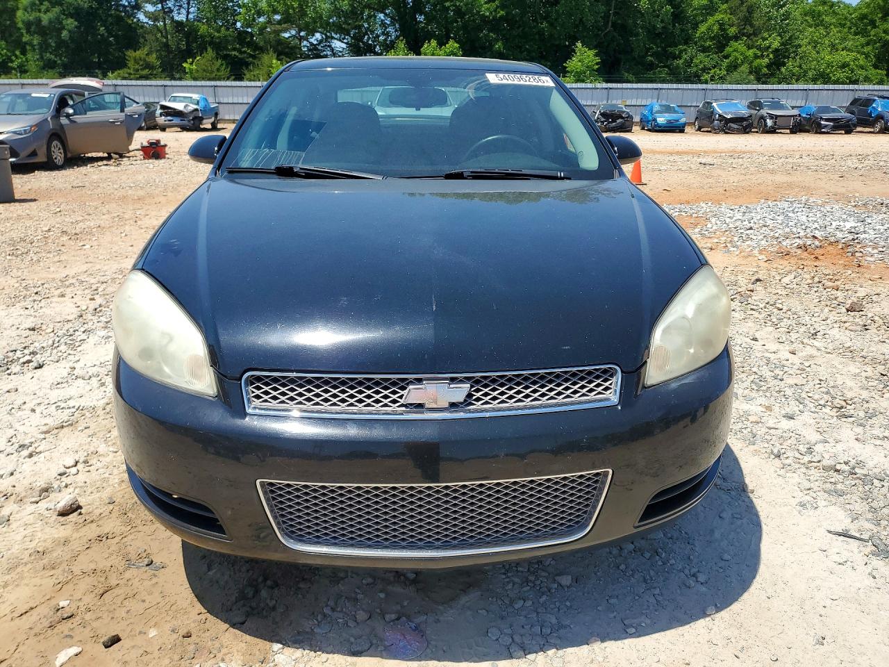 2012 Chevrolet Impala Lt Black vin: 2G1WG5E3XC1153878