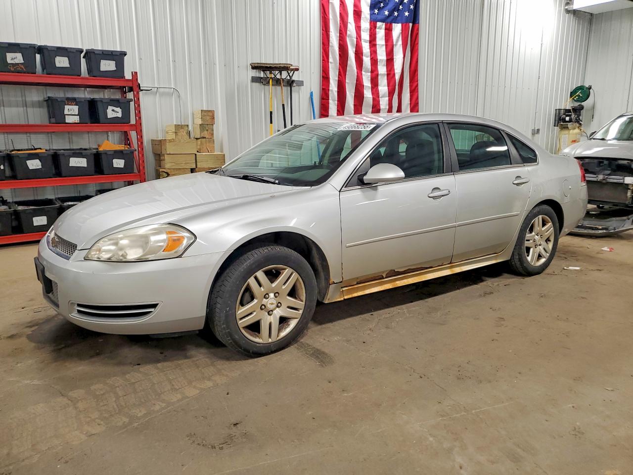 2012 Chevrolet Impala Lt Silver vin: 2G1WG5E3XC1166310