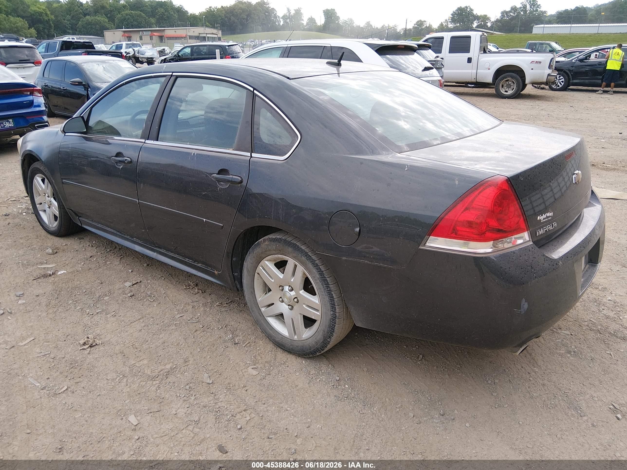 2012 Chevrolet Impala Lt Gray vin: 2G1WG5E3XC1223573
