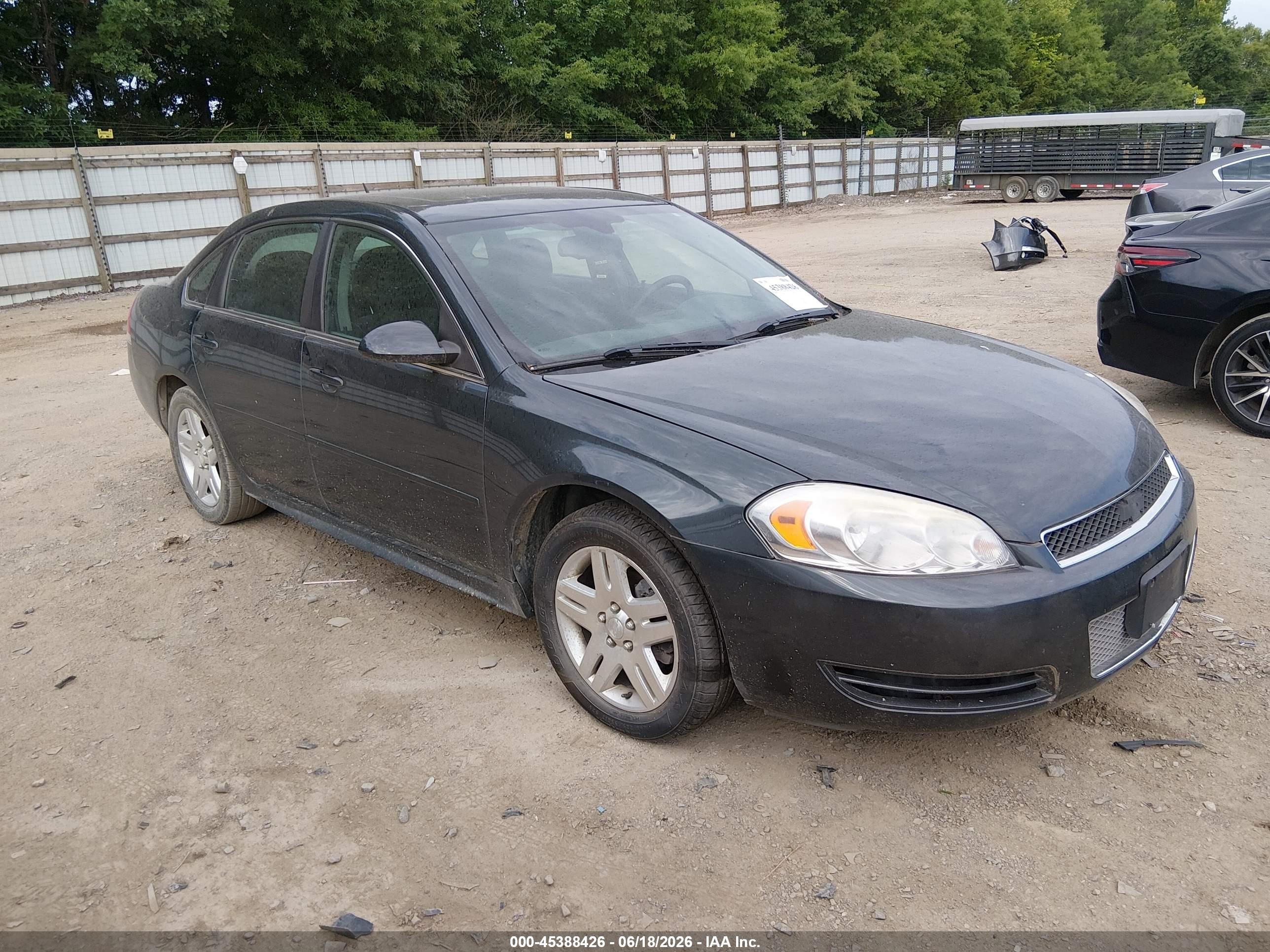 2012 Chevrolet Impala Lt Gray vin: 2G1WG5E3XC1223573