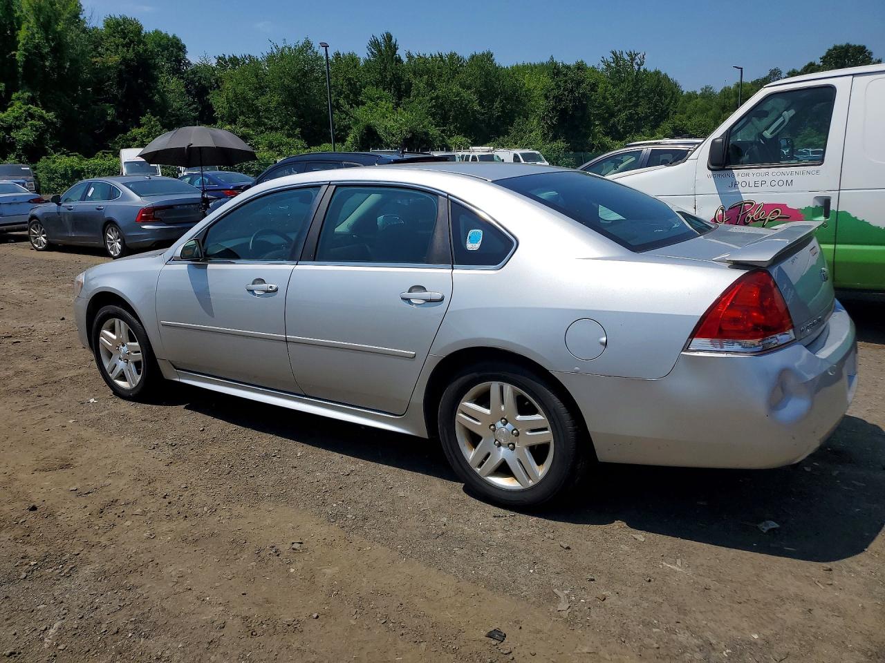 2012 Chevrolet Impala Lt Silver vin: 2G1WG5E3XC1249803