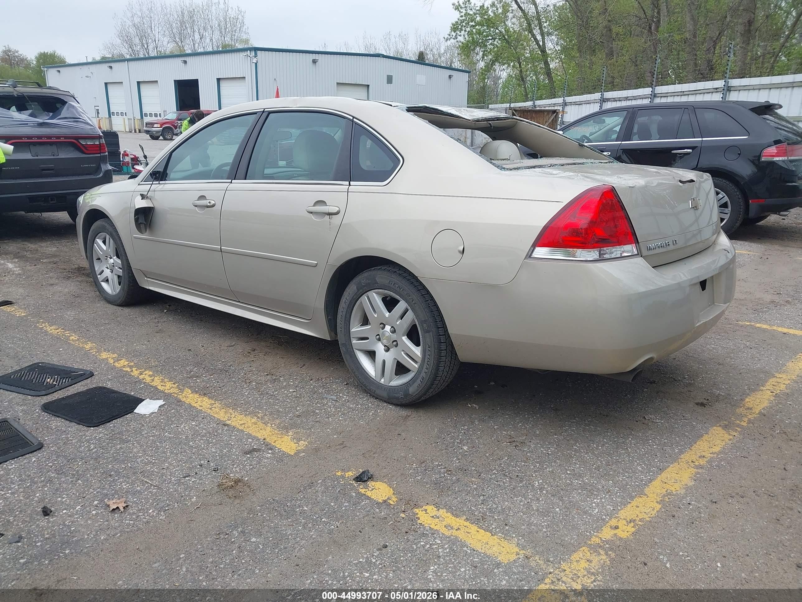 2012 Chevrolet Impala Lt Gold vin: 2G1WG5E3XC1313628
