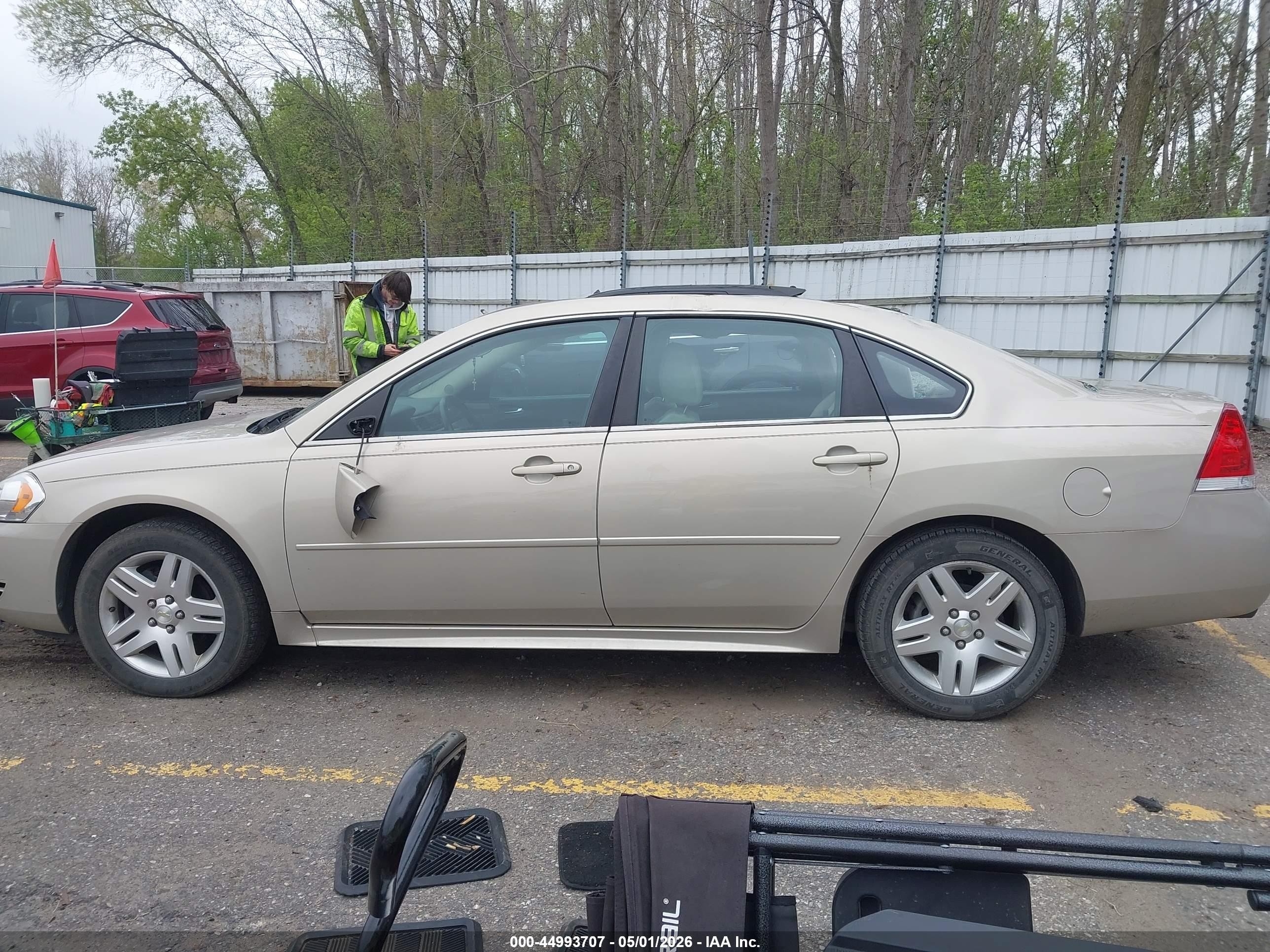 2012 Chevrolet Impala Lt Gold vin: 2G1WG5E3XC1313628