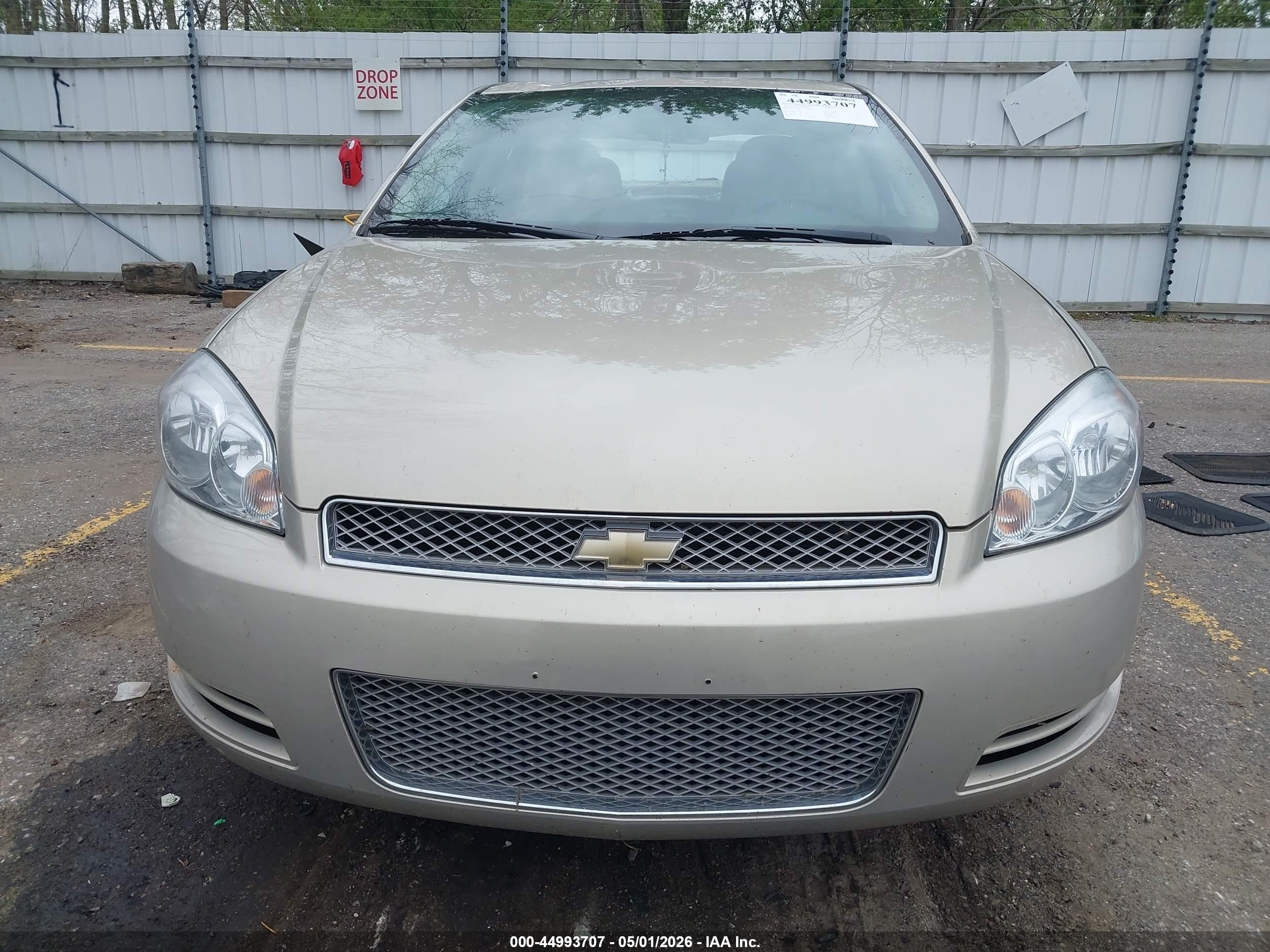2012 Chevrolet Impala Lt Gold vin: 2G1WG5E3XC1313628