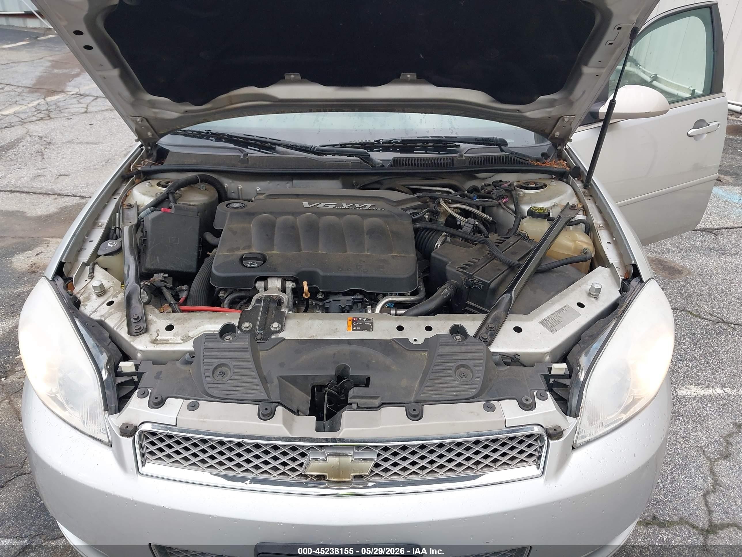 2012 Chevrolet Impala Lt Серебряный vin: 2G1WG5E3XC1322474