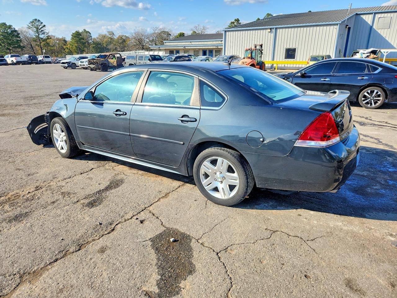 2013 Chevrolet Impala Lt Gray vin: 2G1WG5E3XD1121966