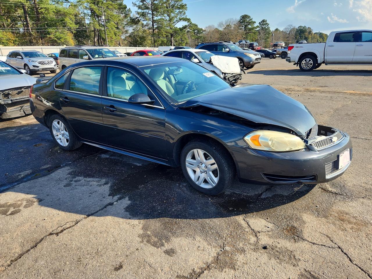 2013 Chevrolet Impala Lt Gray vin: 2G1WG5E3XD1121966