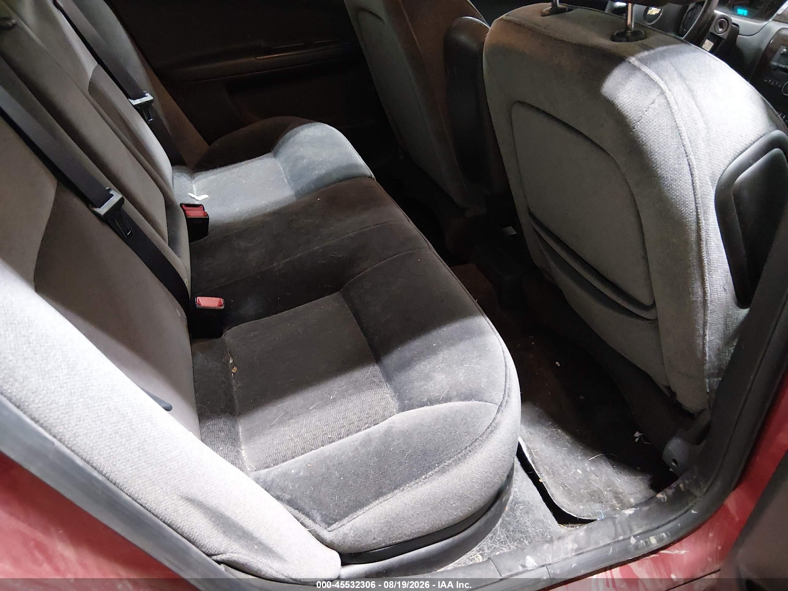 2013 Chevrolet Impala Lt Red vin: 2G1WG5E3XD1131686