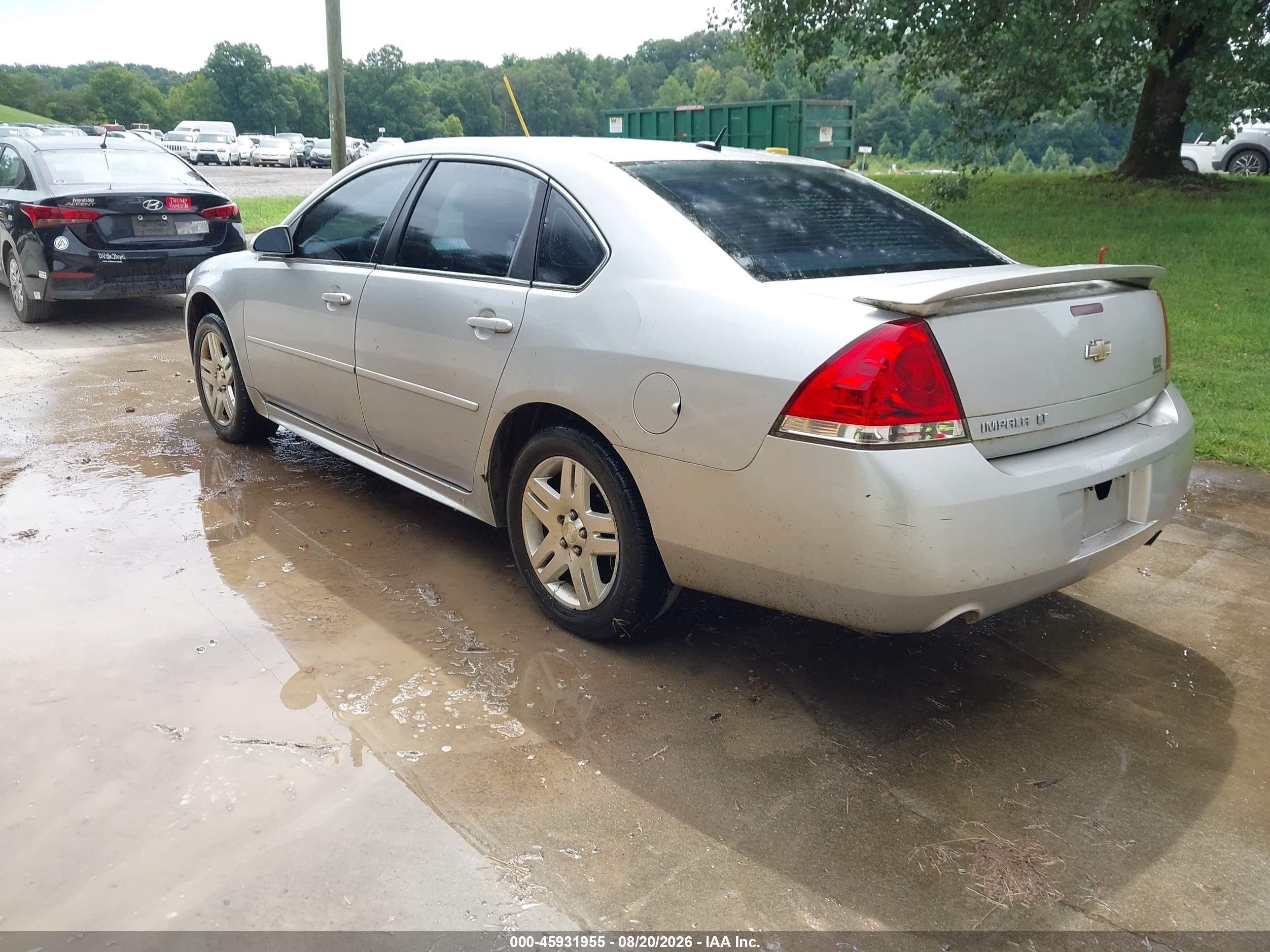2013 Chevrolet Impala Lt Silver vin: 2G1WG5E3XD1132305