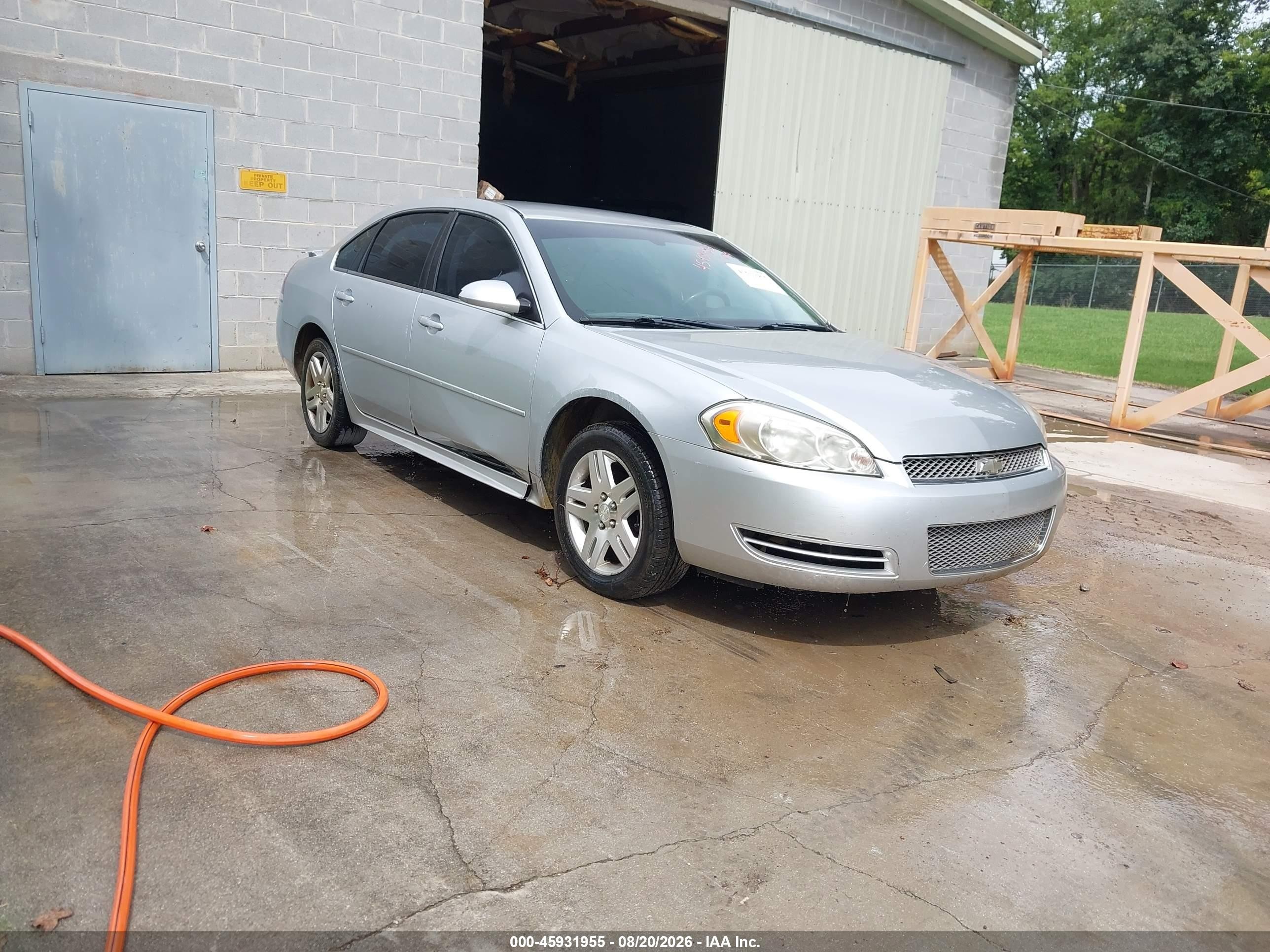 2013 Chevrolet Impala Lt Silver vin: 2G1WG5E3XD1132305