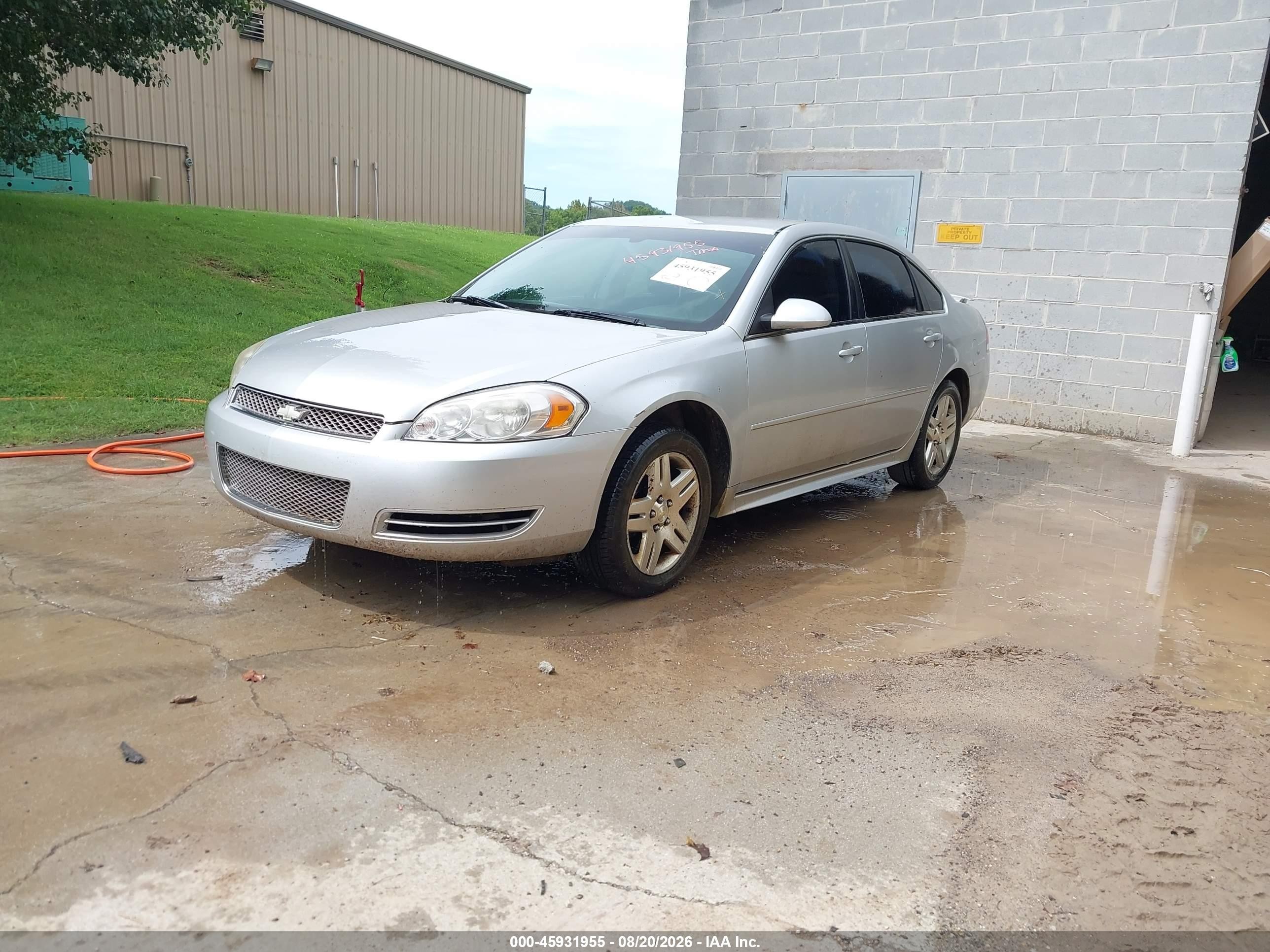 2013 Chevrolet Impala Lt Silver vin: 2G1WG5E3XD1132305