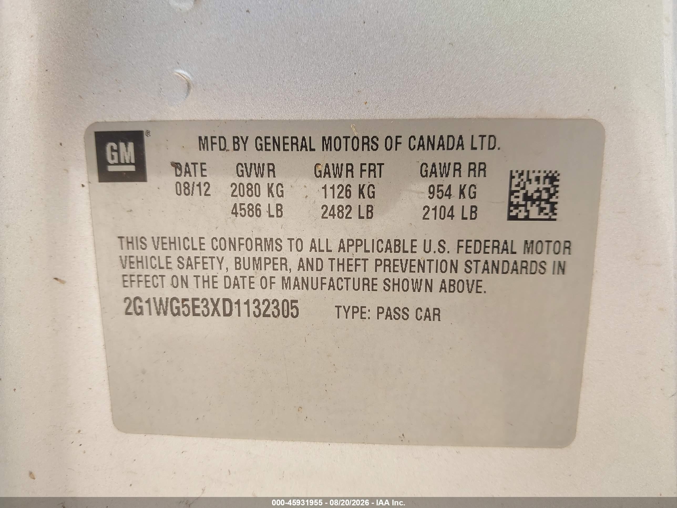 2013 Chevrolet Impala Lt Silver vin: 2G1WG5E3XD1132305