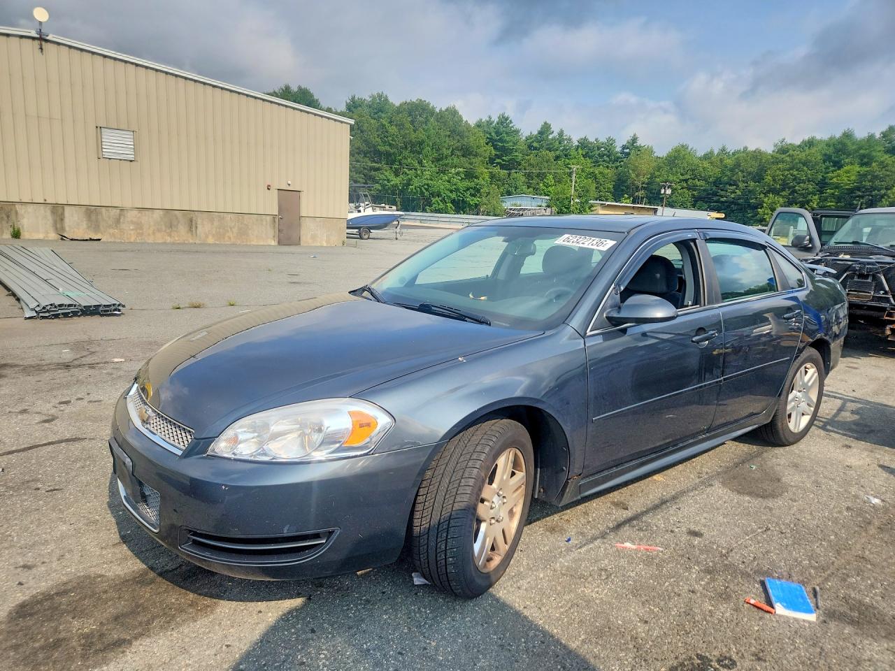 2013 Chevrolet Impala Lt Gray vin: 2G1WG5E3XD1155874
