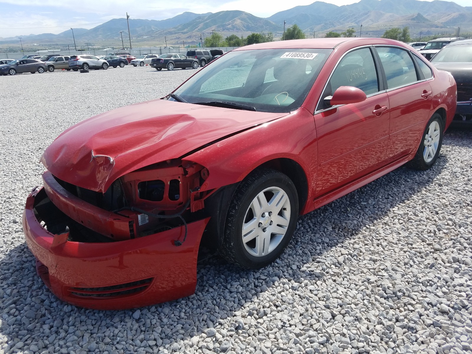 2013 Chevrolet Impala Lt Red vin: 2G1WG5E3XD1217449