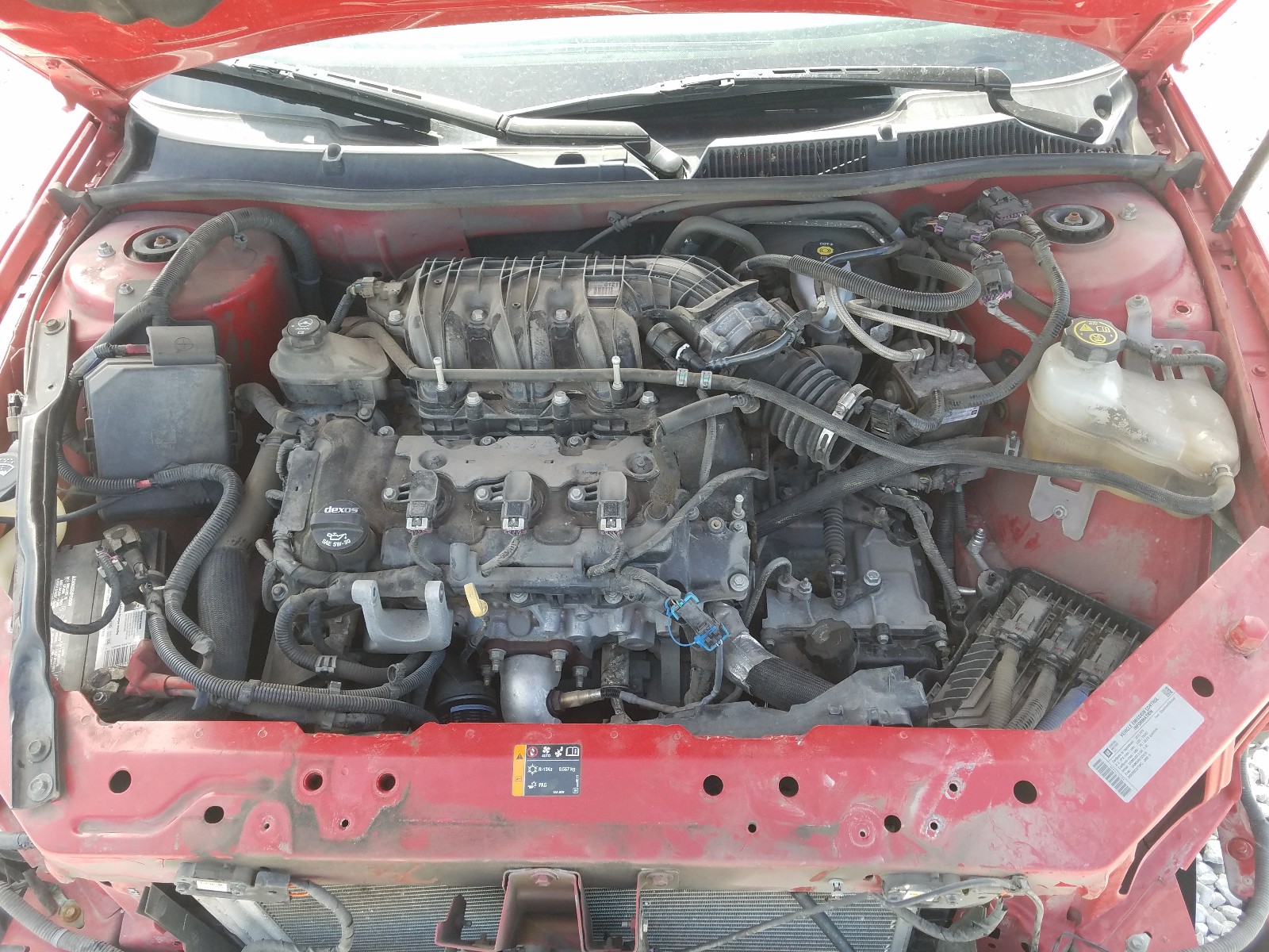 2013 Chevrolet Impala Lt Red vin: 2G1WG5E3XD1217449