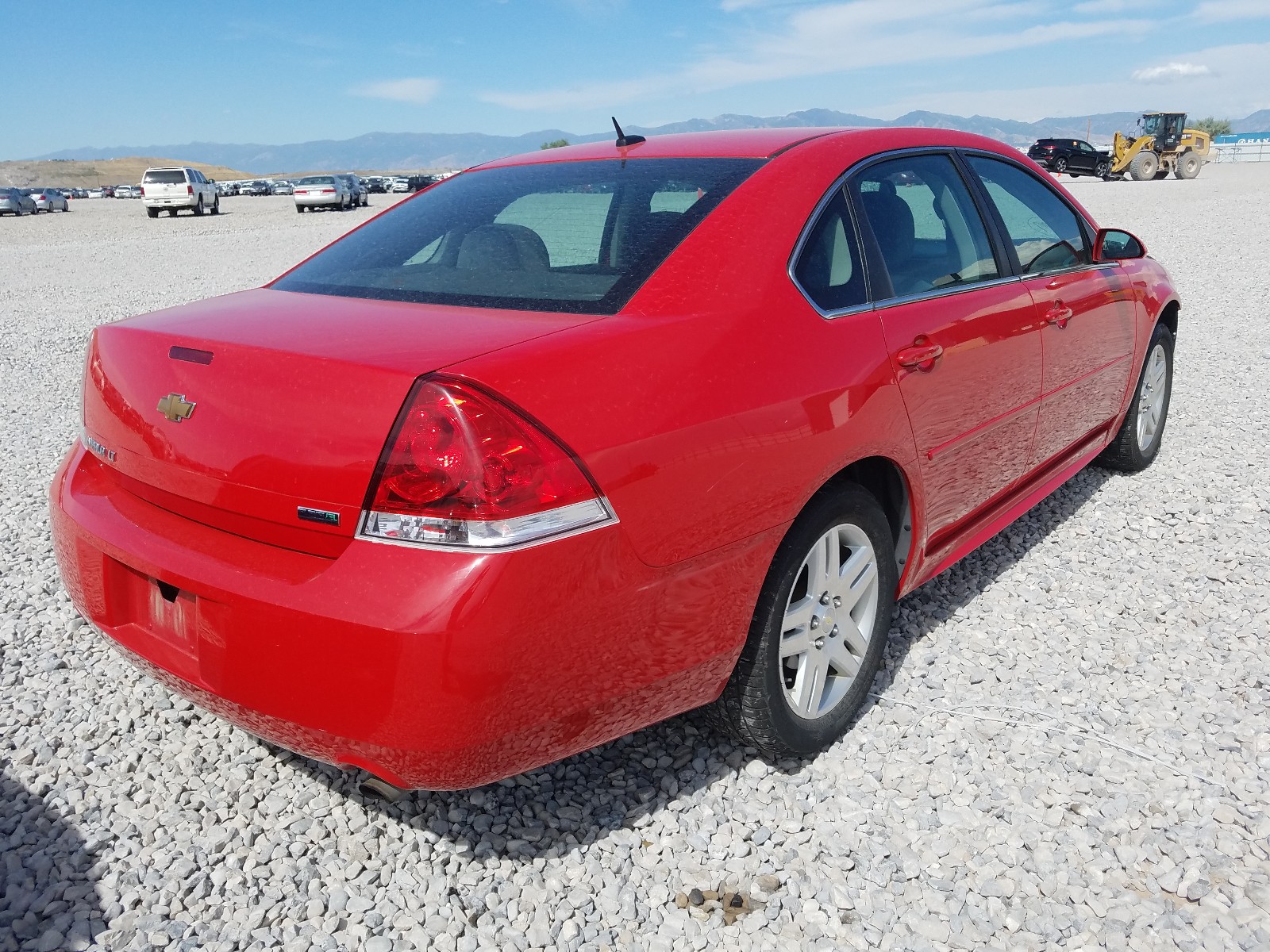 2013 Chevrolet Impala Lt Red vin: 2G1WG5E3XD1217449