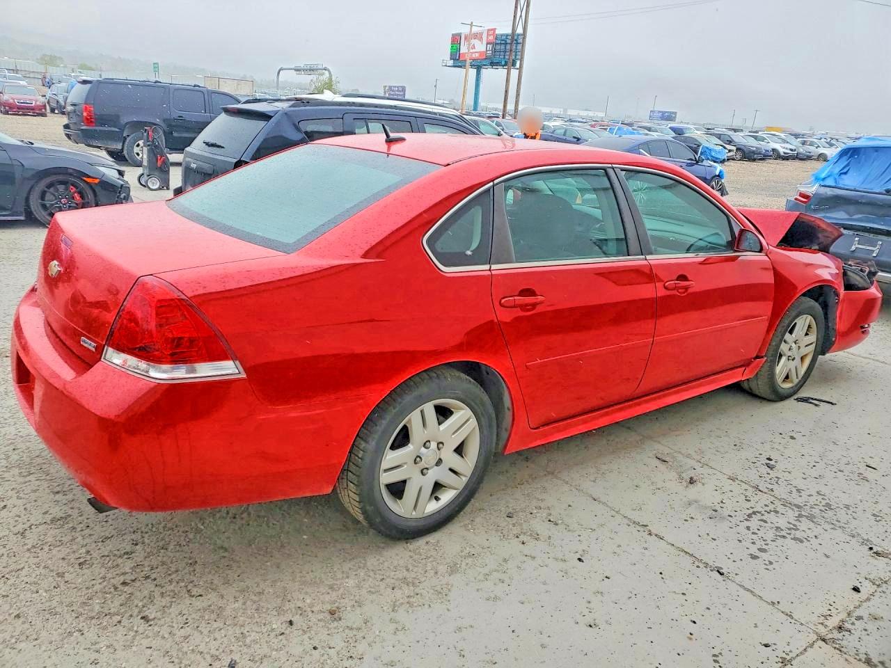 2013 Chevrolet Impala Lt Red vin: 2G1WG5E3XD1217449