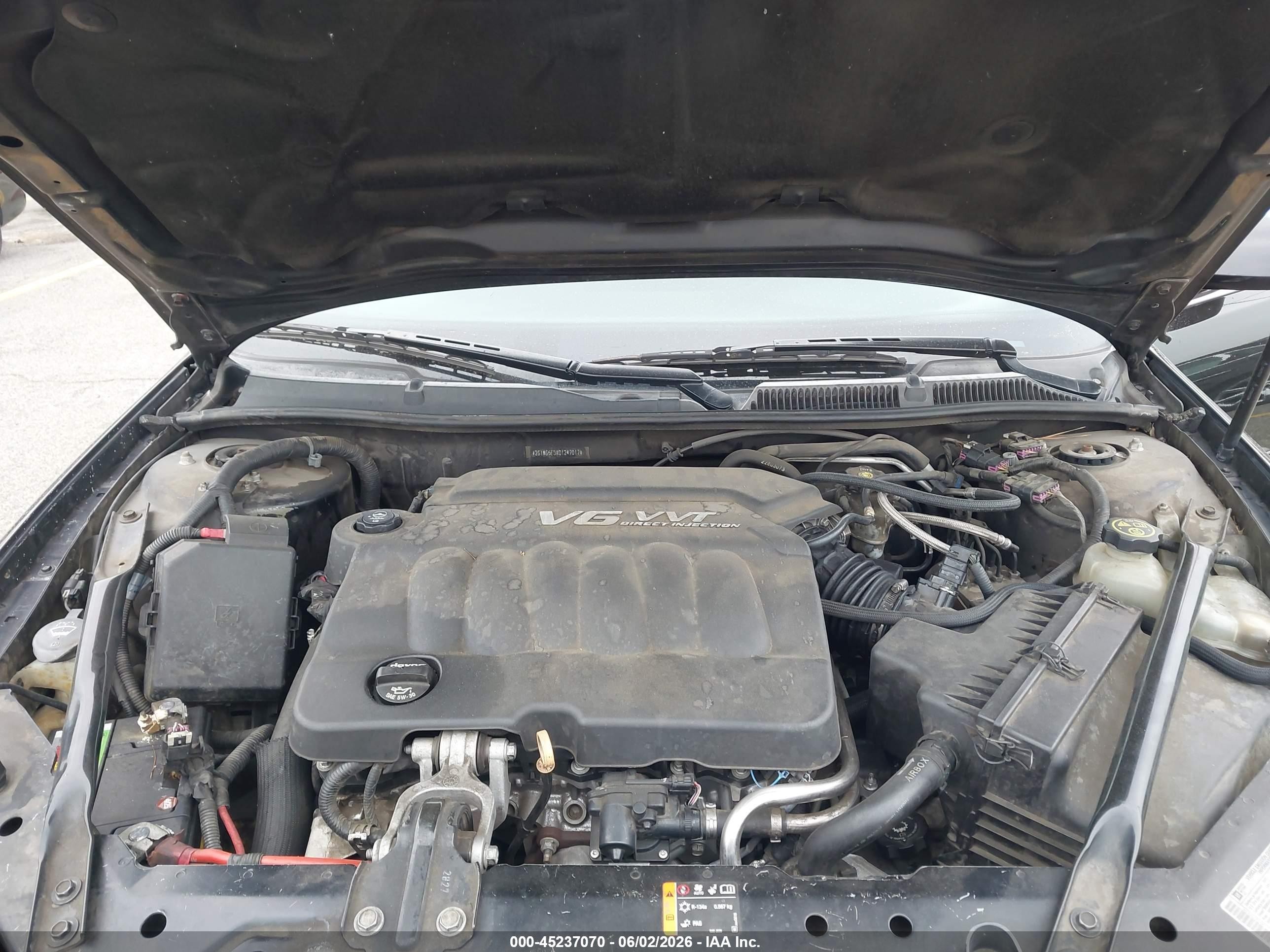 2013 Chevrolet Impala Lt Черный vin: 2G1WG5E3XD1247017