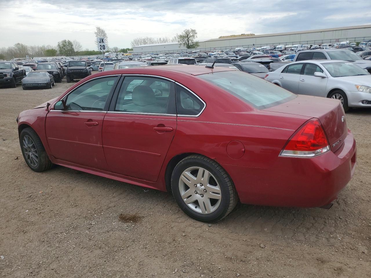 2013 Chevrolet Impala Lt Красный vin: 2G1WG5E3XD1257787