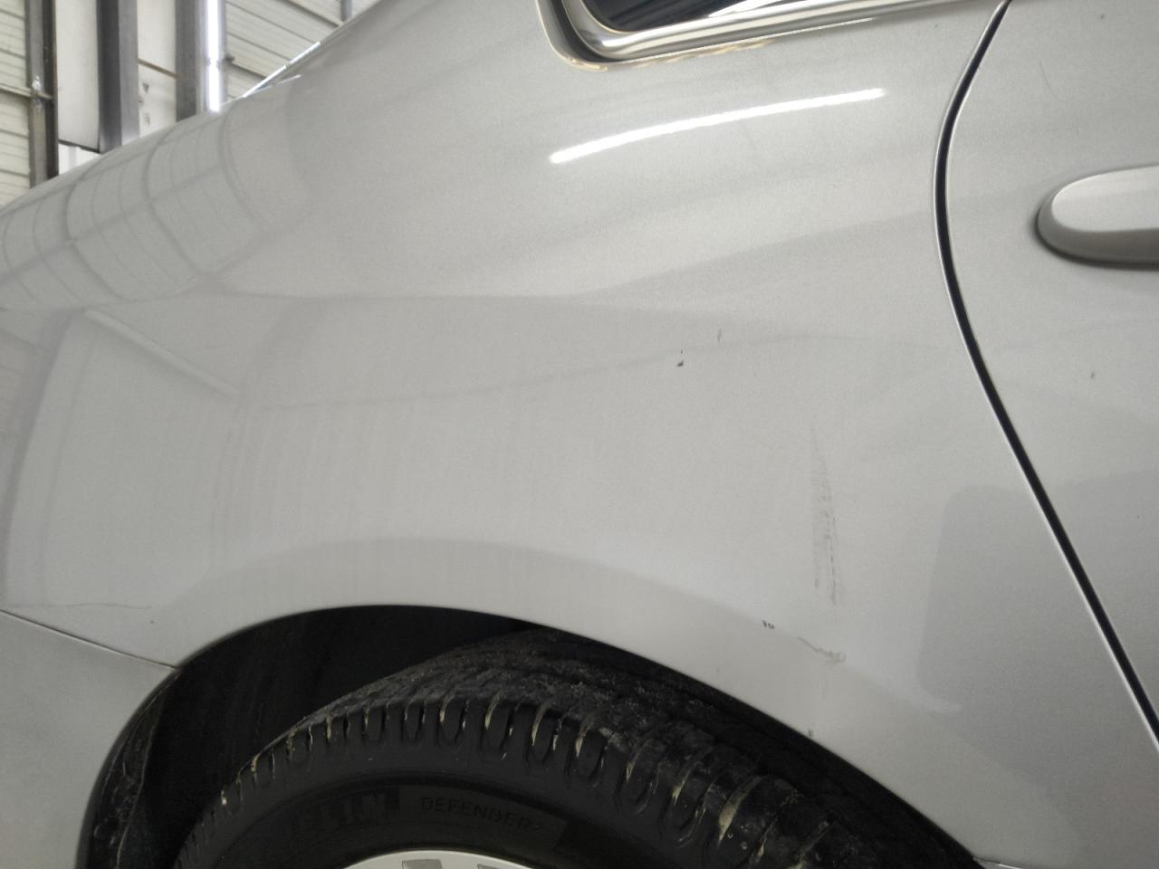 2013 Chevrolet Impala Lt Silver vin: 2G1WG5E3XD1267431 Damage: Right Qtr Panel, Dent(S) W/ Paint Dmg, 1 To 2 Inches