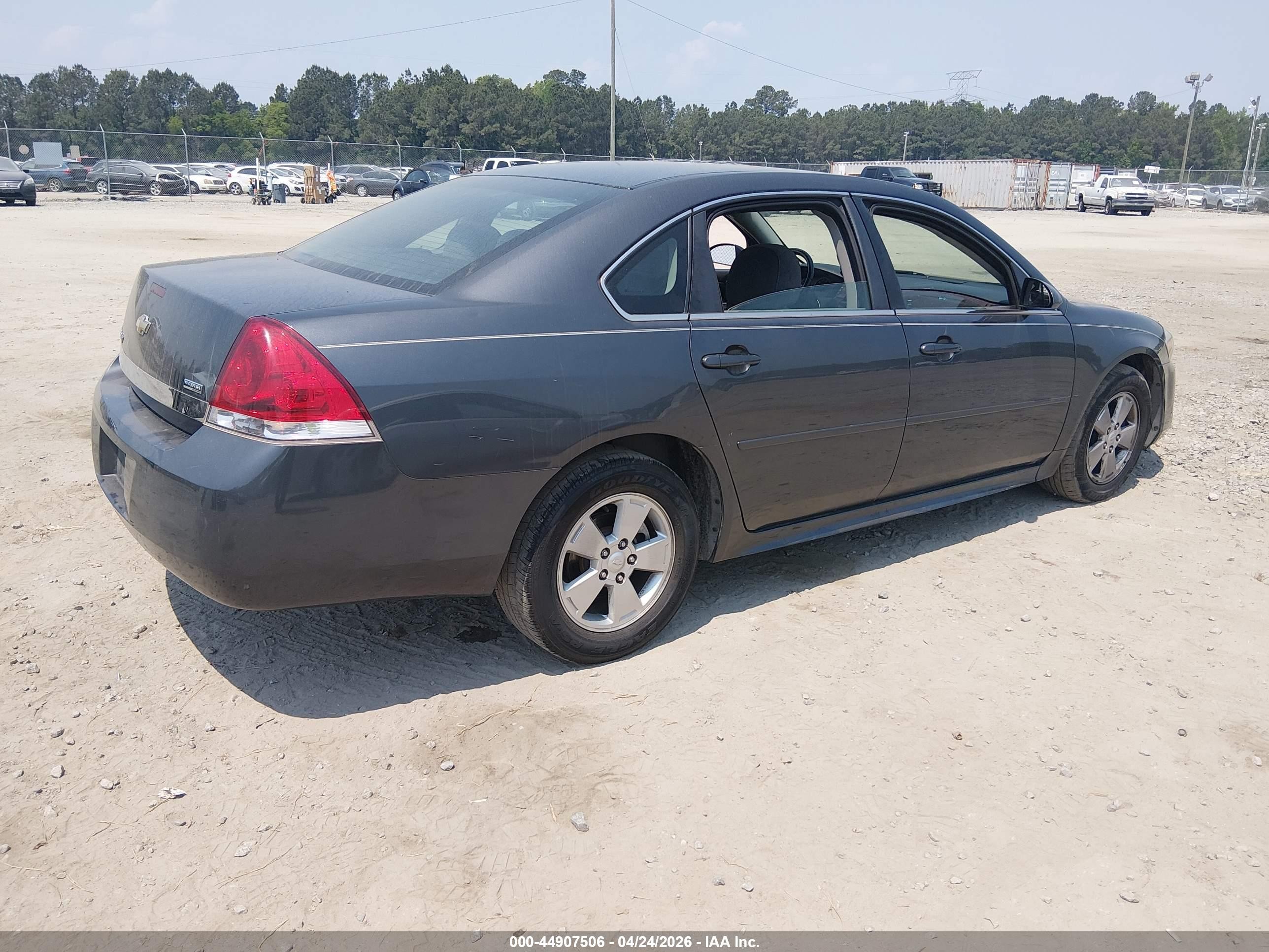 2011 Chevrolet Impala Lt Gray vin: 2G1WG5EK0B1132902