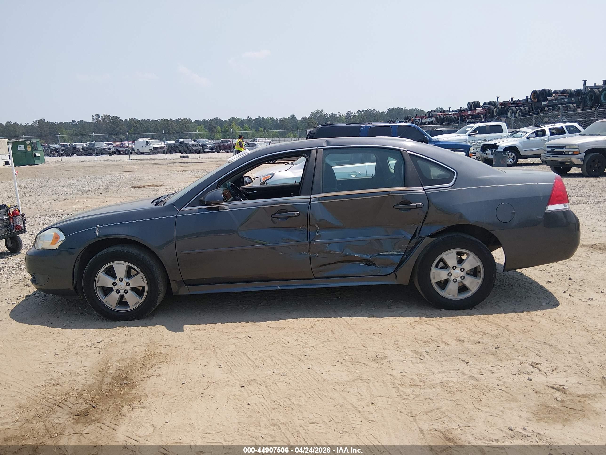 2011 Chevrolet Impala Lt Gray vin: 2G1WG5EK0B1132902