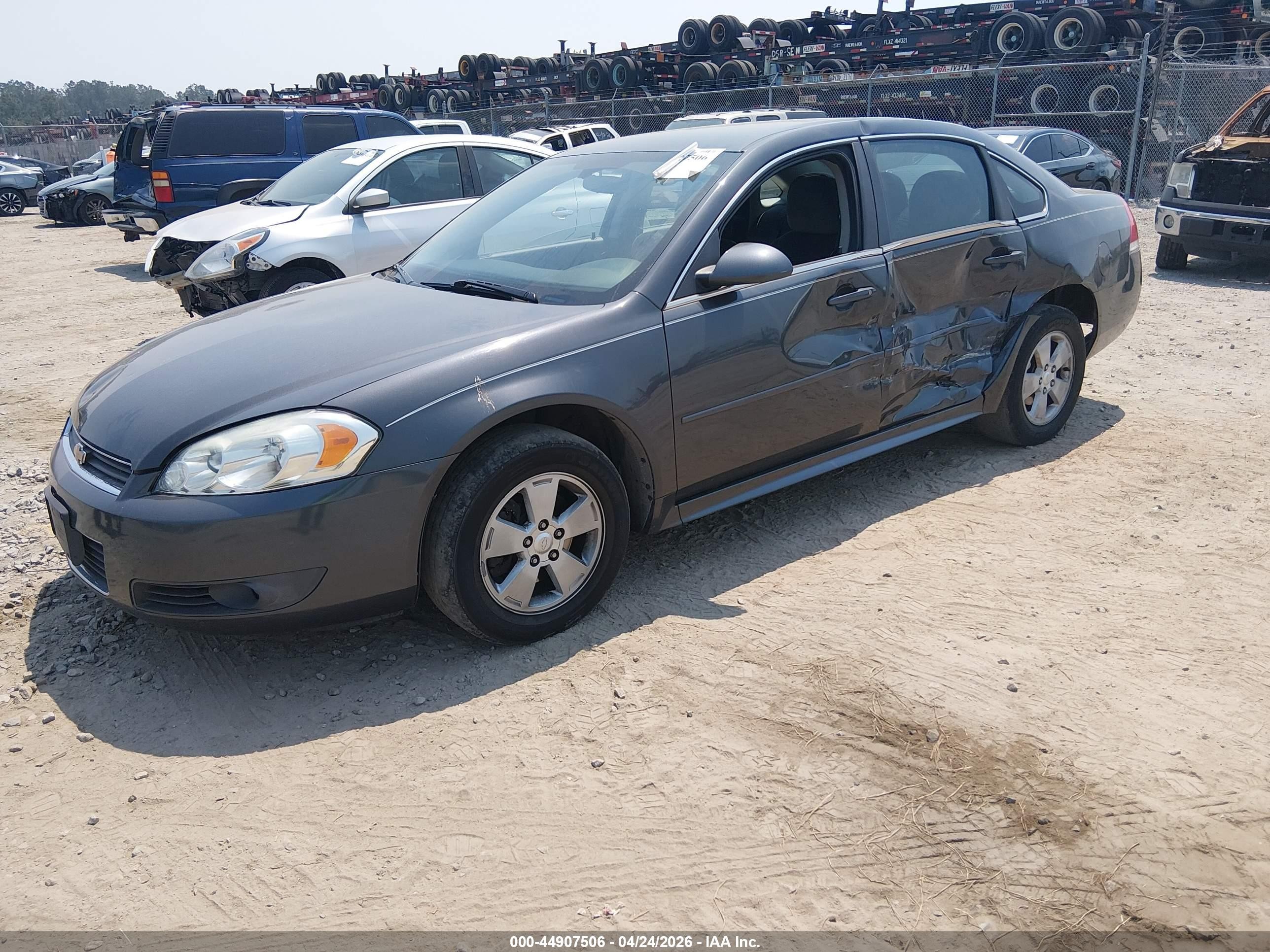 2011 Chevrolet Impala Lt Gray vin: 2G1WG5EK0B1132902