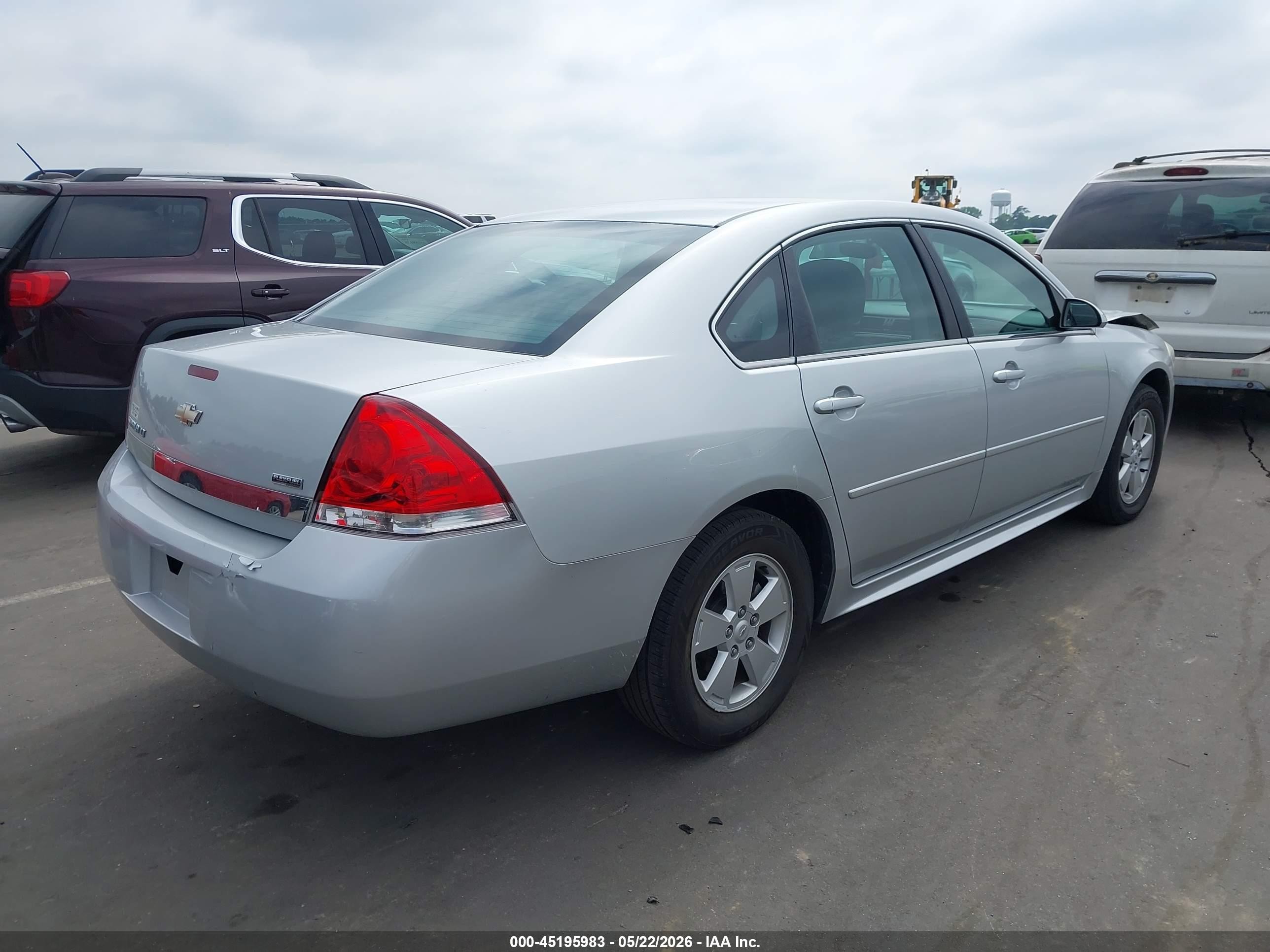 2011 Chevrolet Impala Lt Серебряный vin: 2G1WG5EK0B1238296