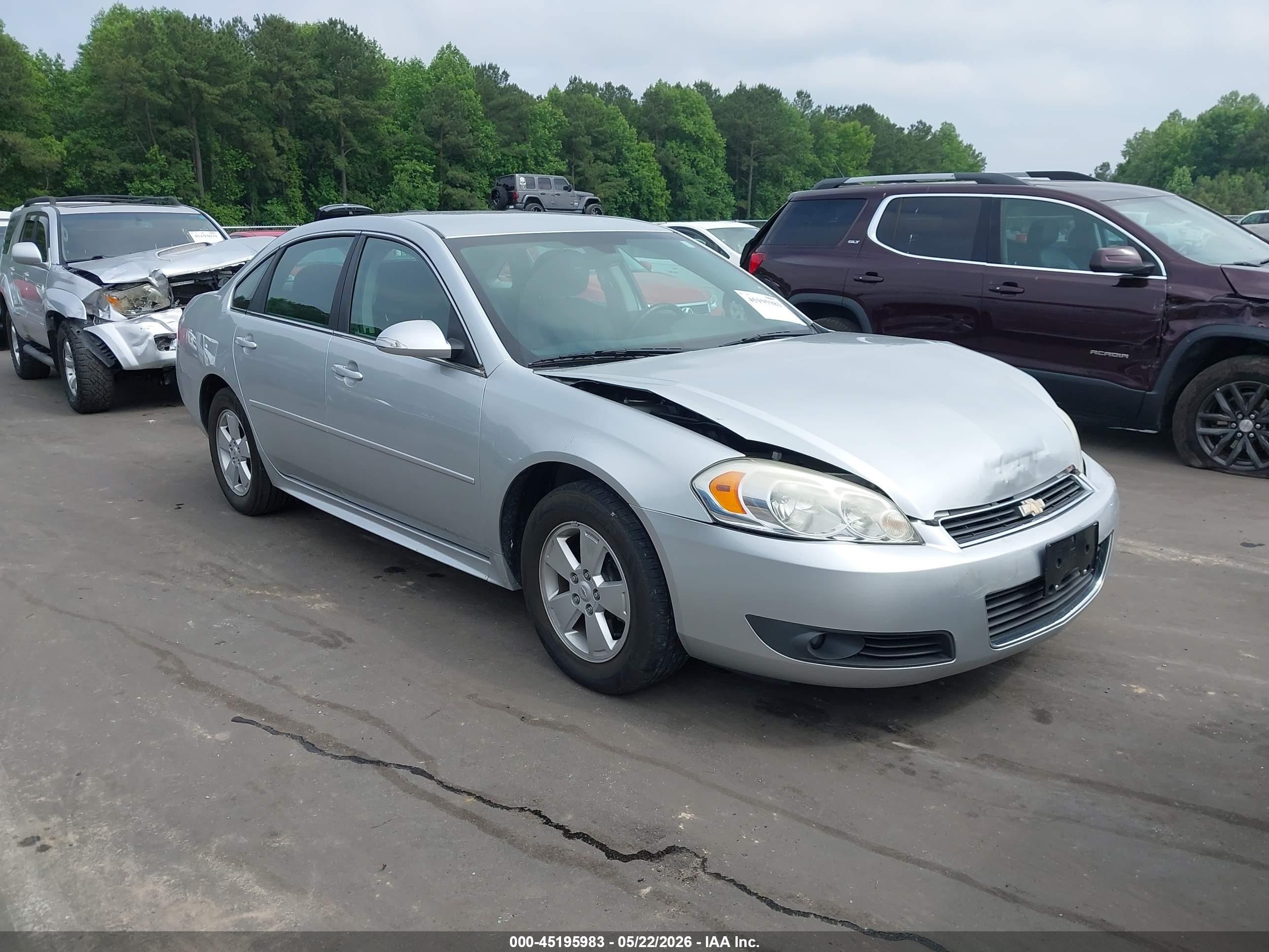 2011 Chevrolet Impala Lt Silver vin: 2G1WG5EK0B1238296