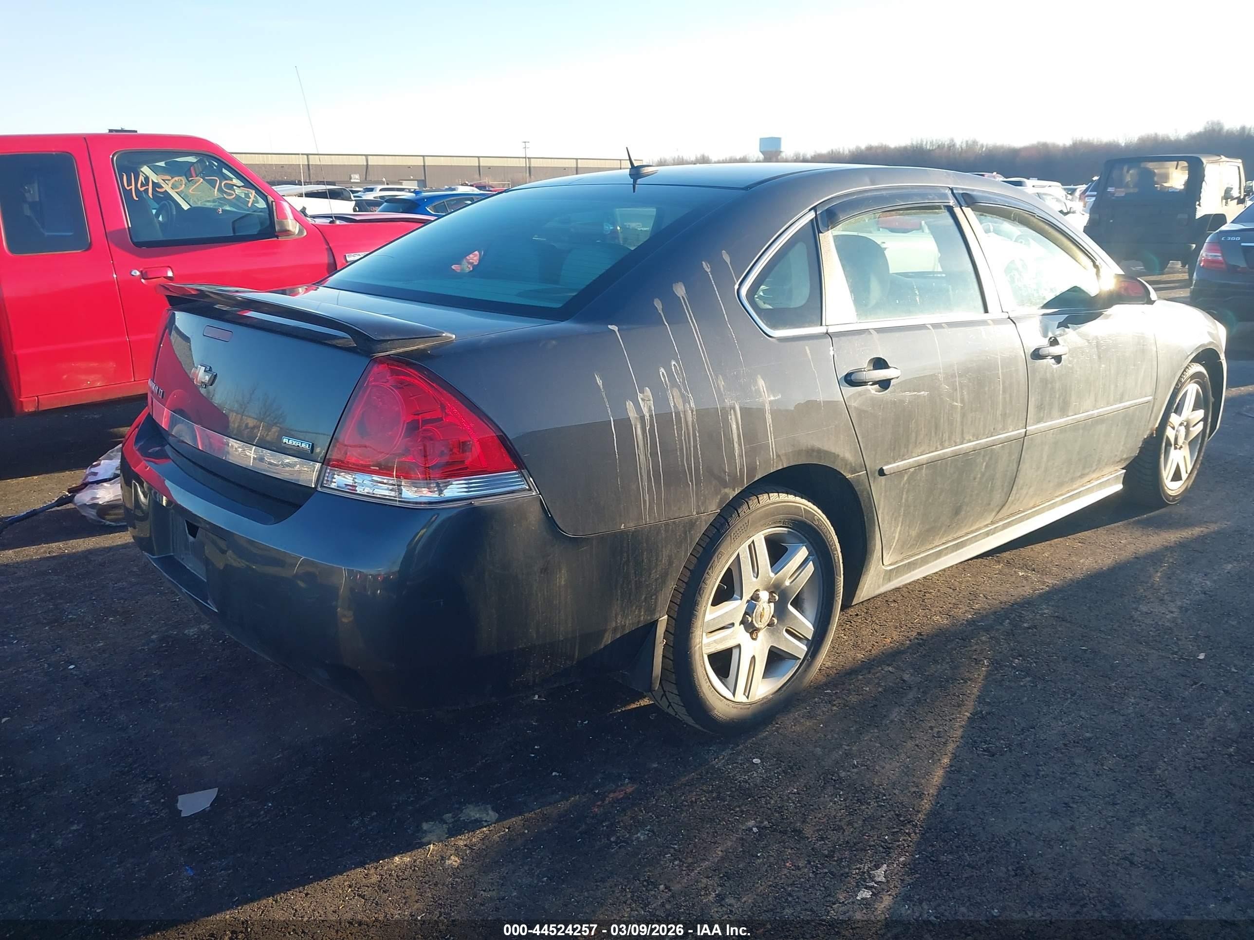 2011 Chevrolet Impala Lt Gray vin: 2G1WG5EK0B1274960