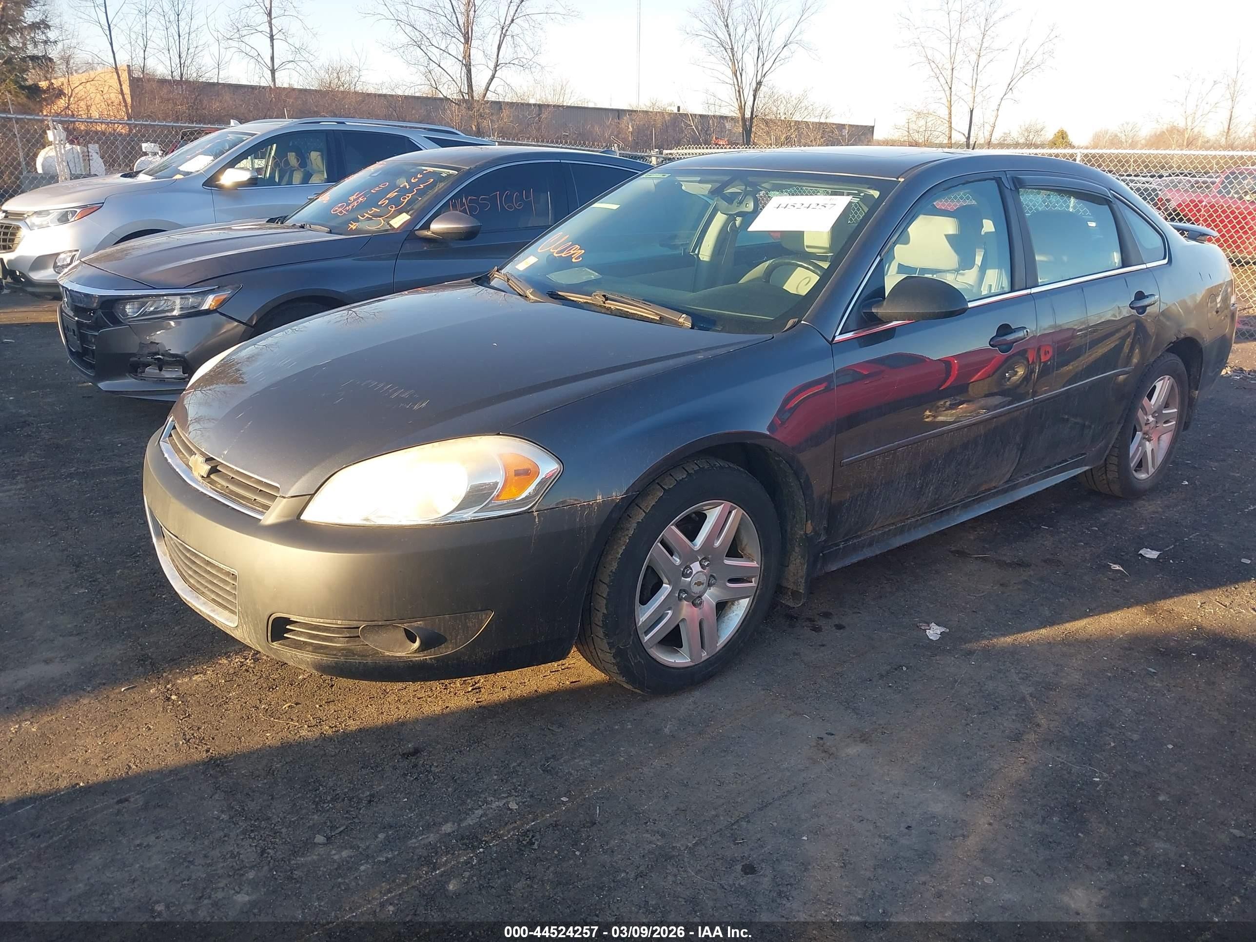 2011 Chevrolet Impala Lt Gray vin: 2G1WG5EK0B1274960