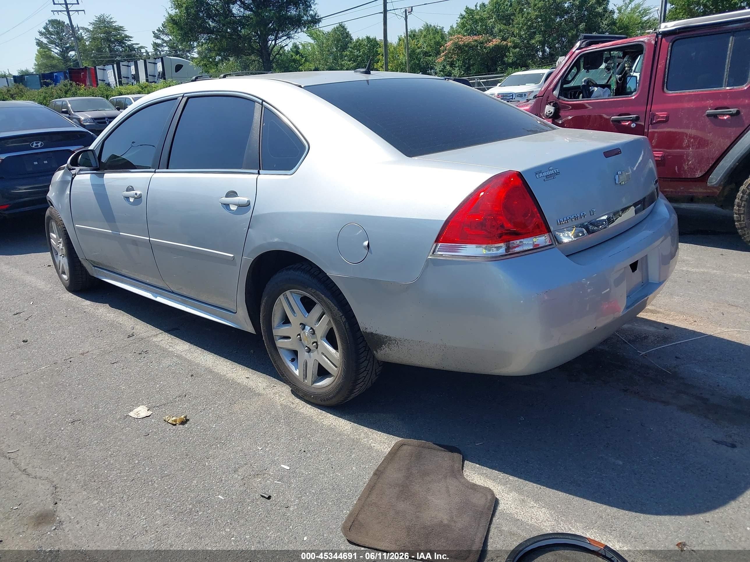 2011 Chevrolet Impala Lt Silver vin: 2G1WG5EK0B1285845