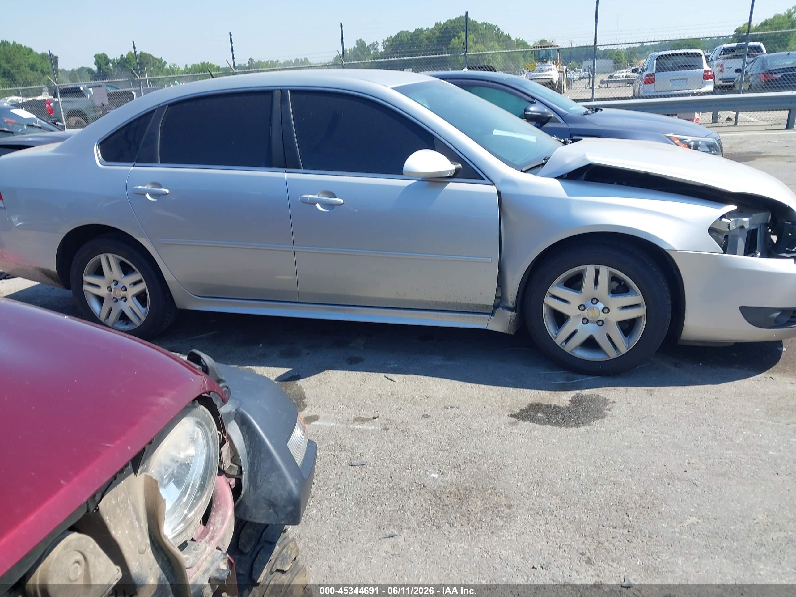 2011 Chevrolet Impala Lt Silver vin: 2G1WG5EK0B1285845