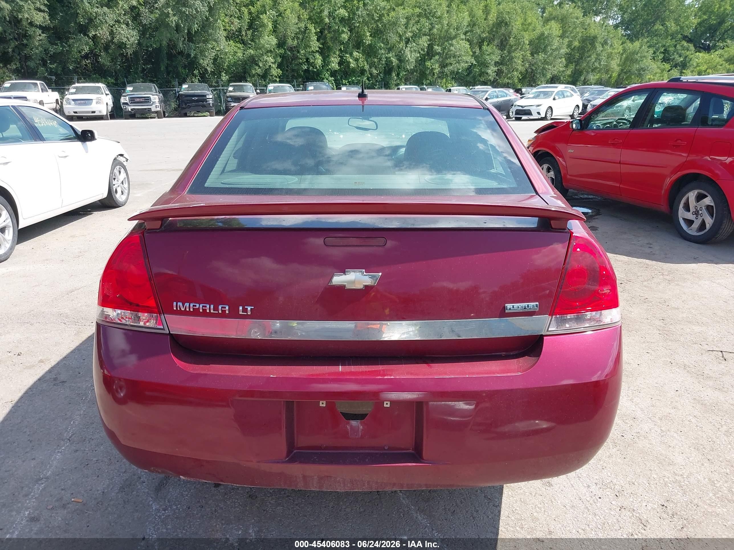 2011 Chevrolet Impala Lt Red vin: 2G1WG5EK0B1287305