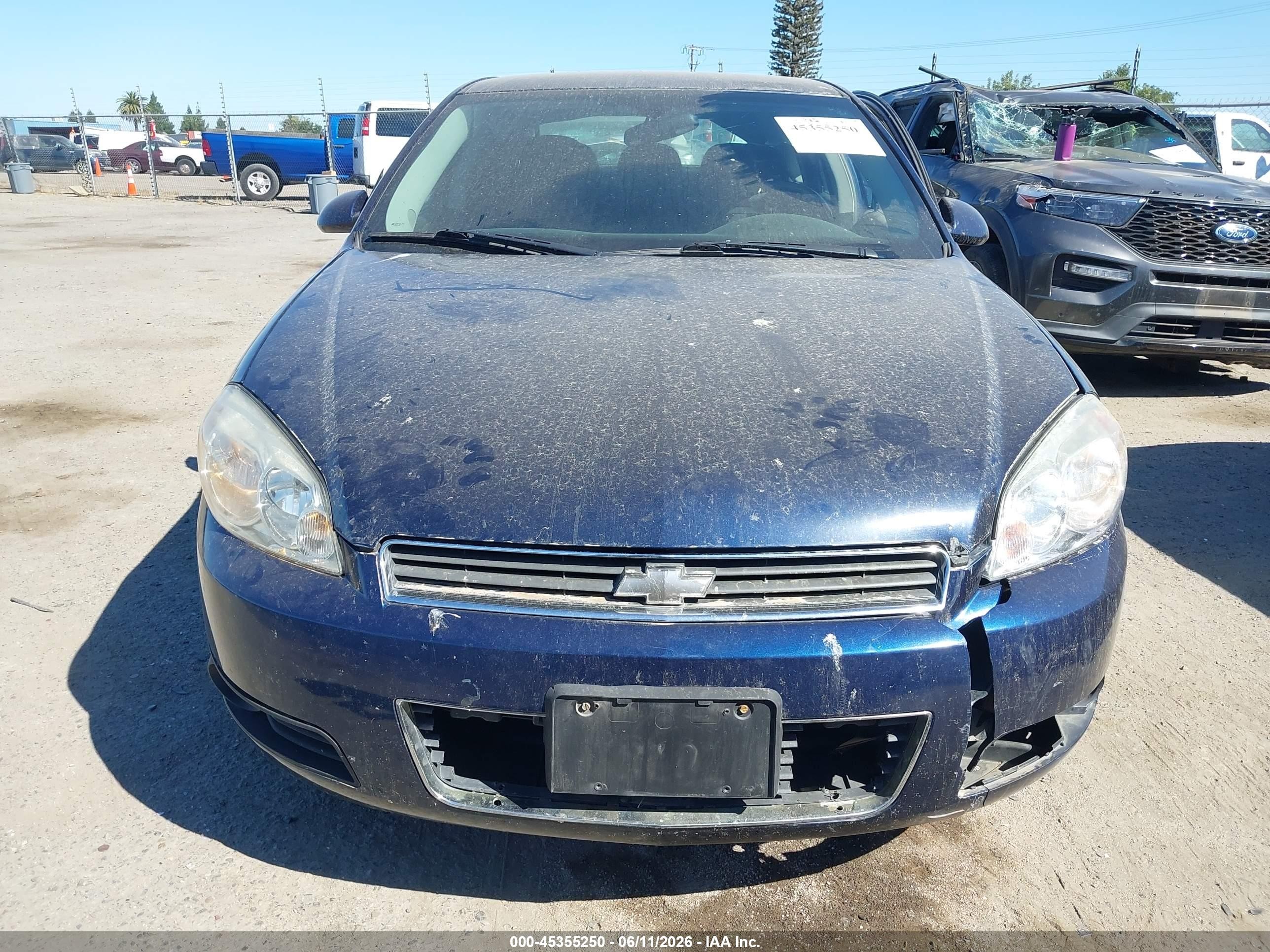 2011 Chevrolet Impala Lt Blue vin: 2G1WG5EK0B1293735