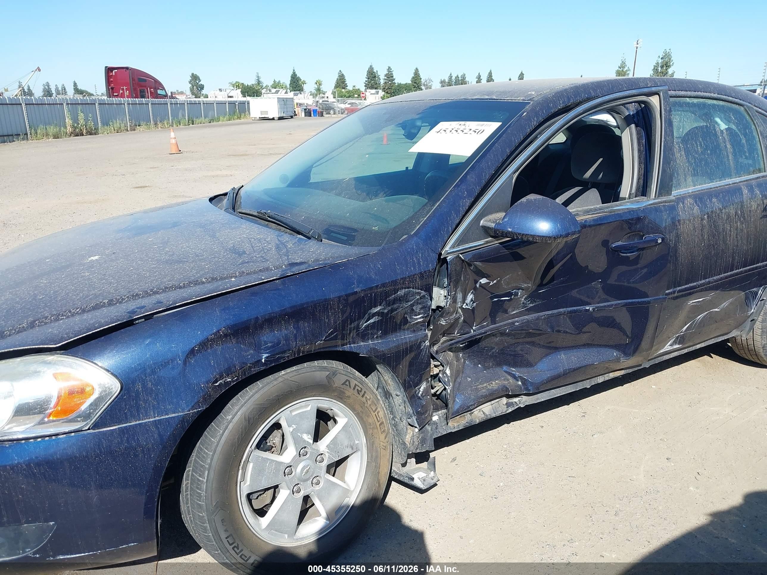 2011 Chevrolet Impala Lt Blue vin: 2G1WG5EK0B1293735