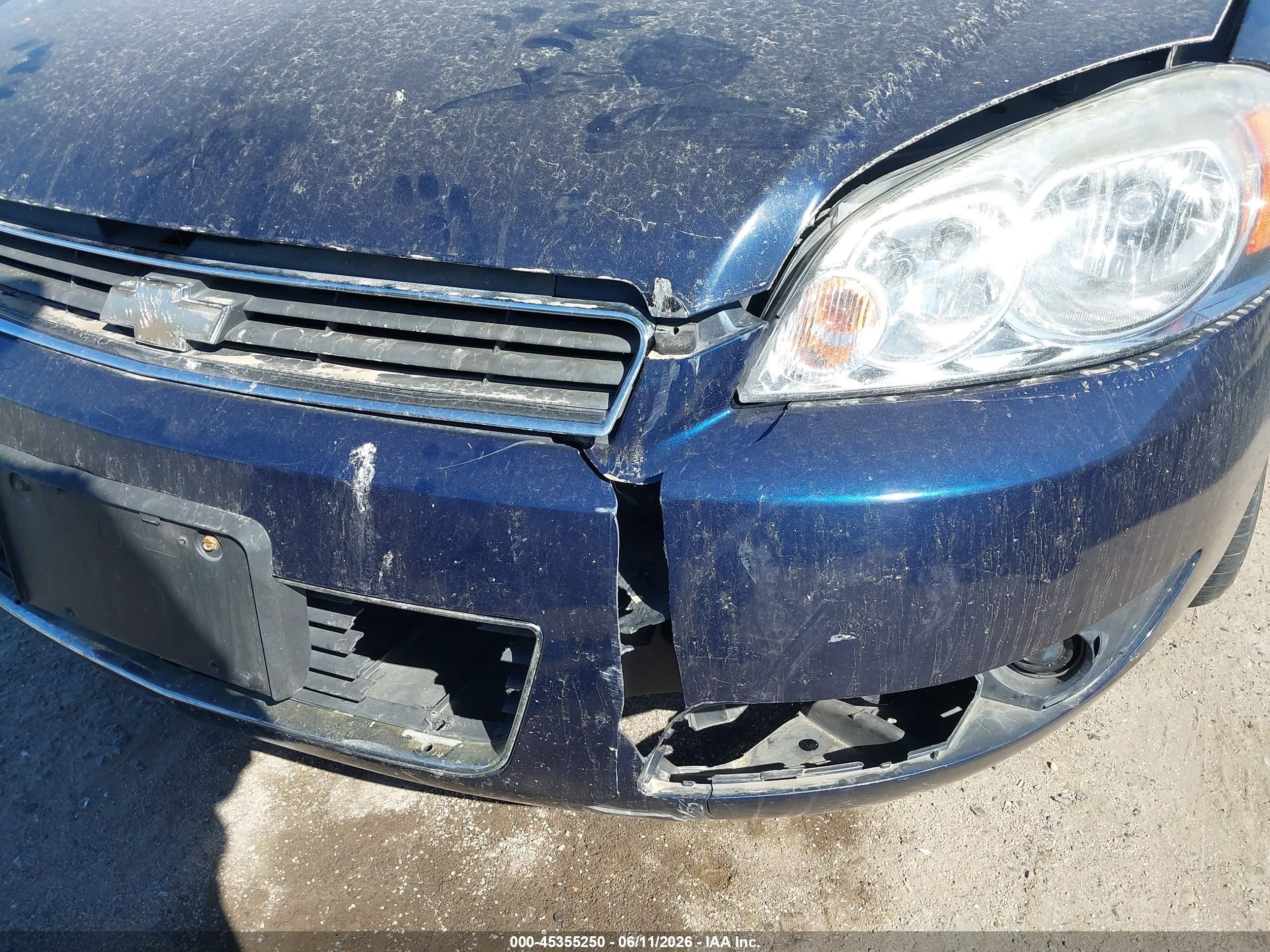 2011 Chevrolet Impala Lt Blue vin: 2G1WG5EK0B1293735