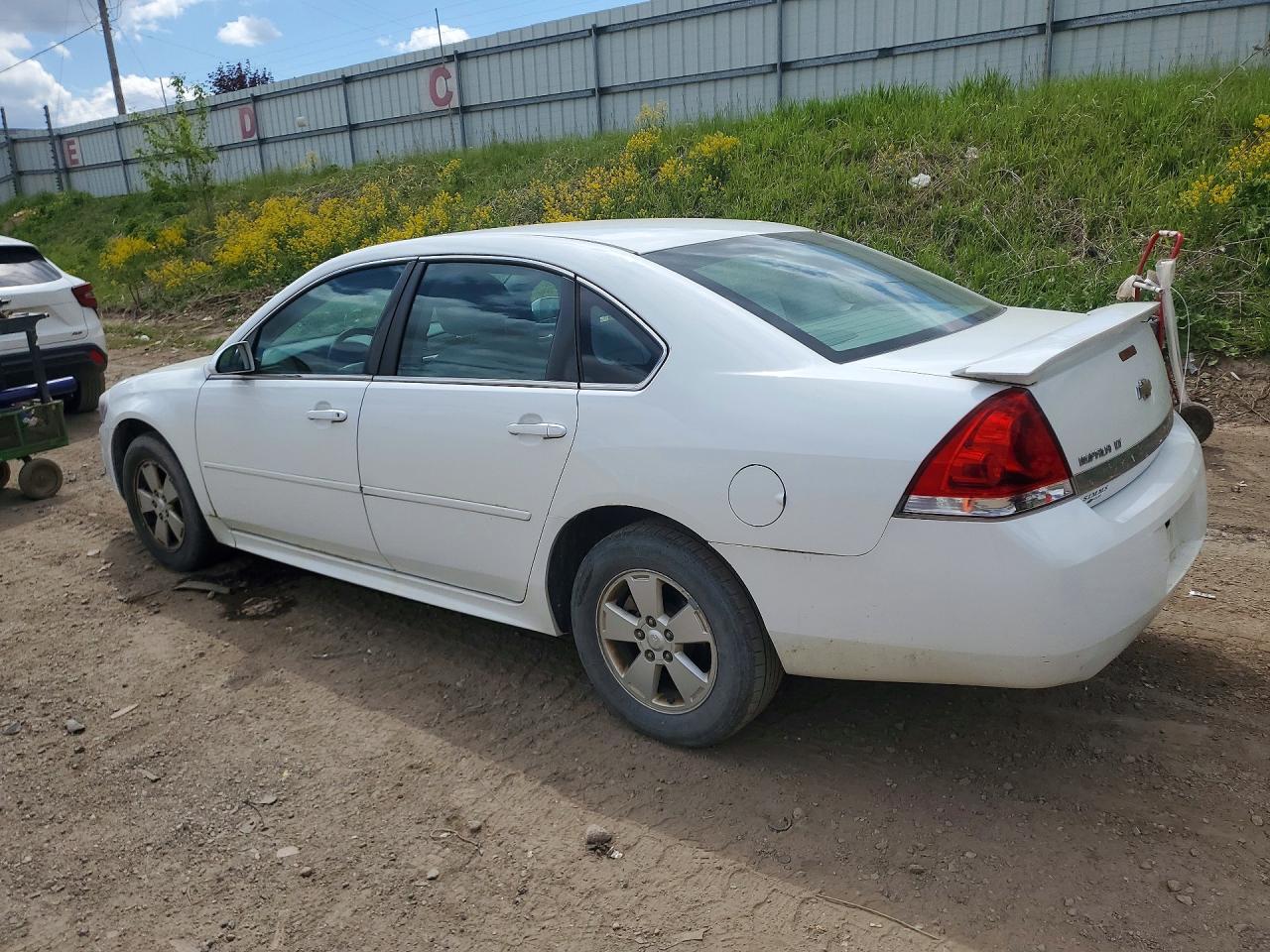 2011 Chevrolet Impala Lt White vin: 2G1WG5EK0B1294089