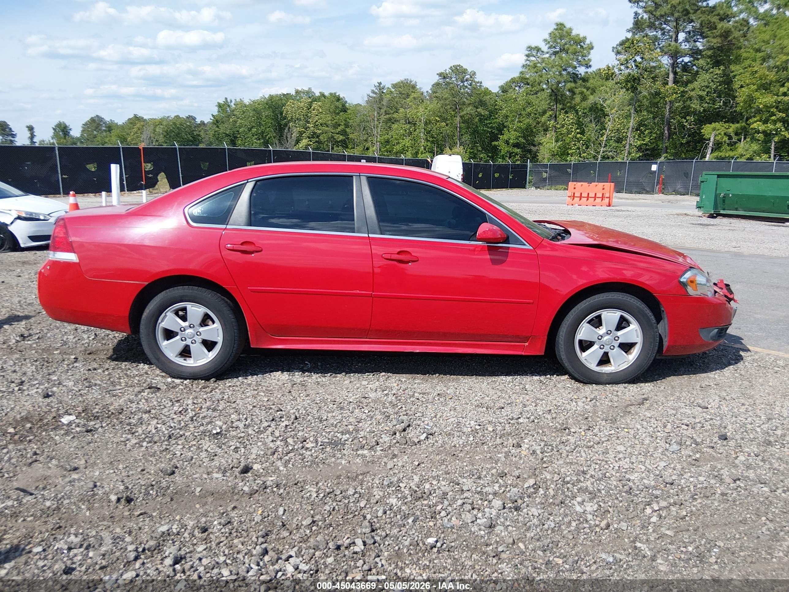 2011 Chevrolet Impala Lt Красный vin: 2G1WG5EK0B1316818