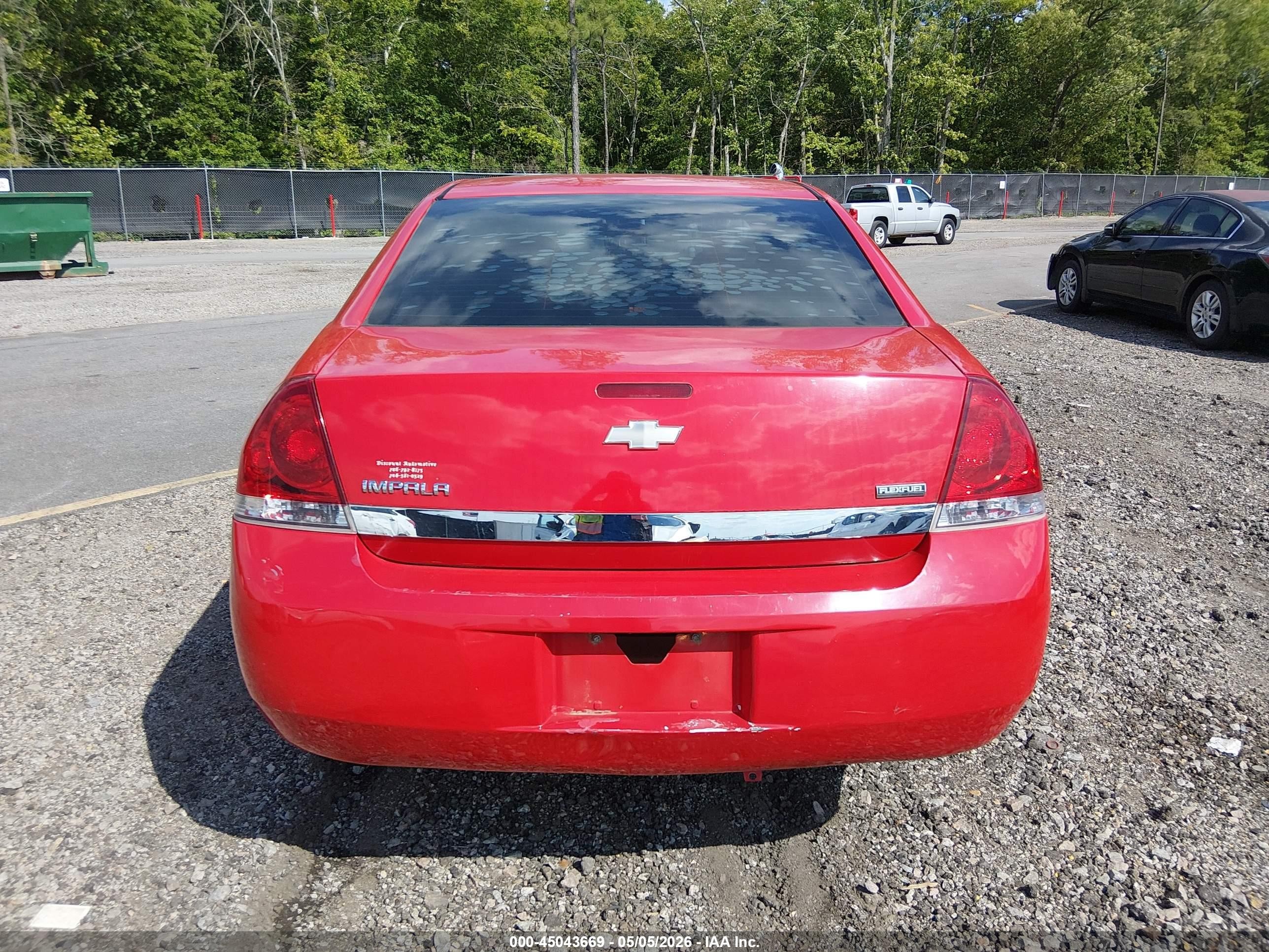 2011 Chevrolet Impala Lt Красный vin: 2G1WG5EK0B1316818