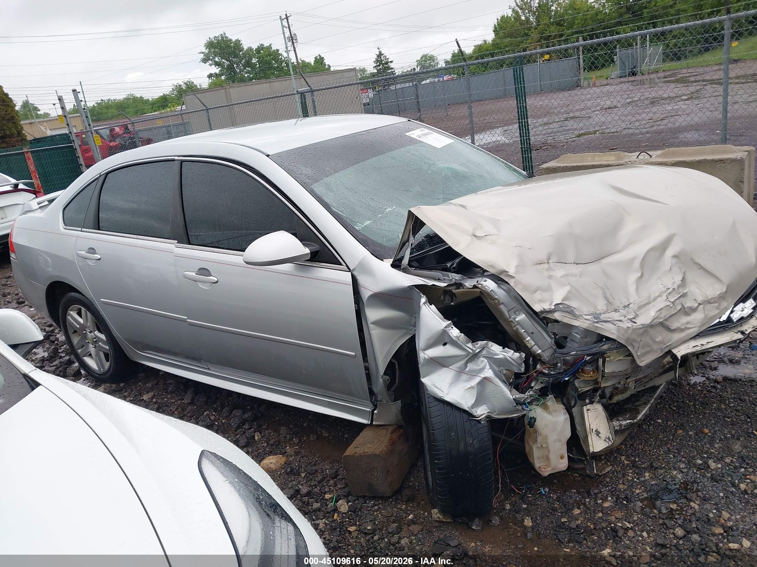 2011 Chevrolet Impala Lt Silver vin: 2G1WG5EK1B1110925