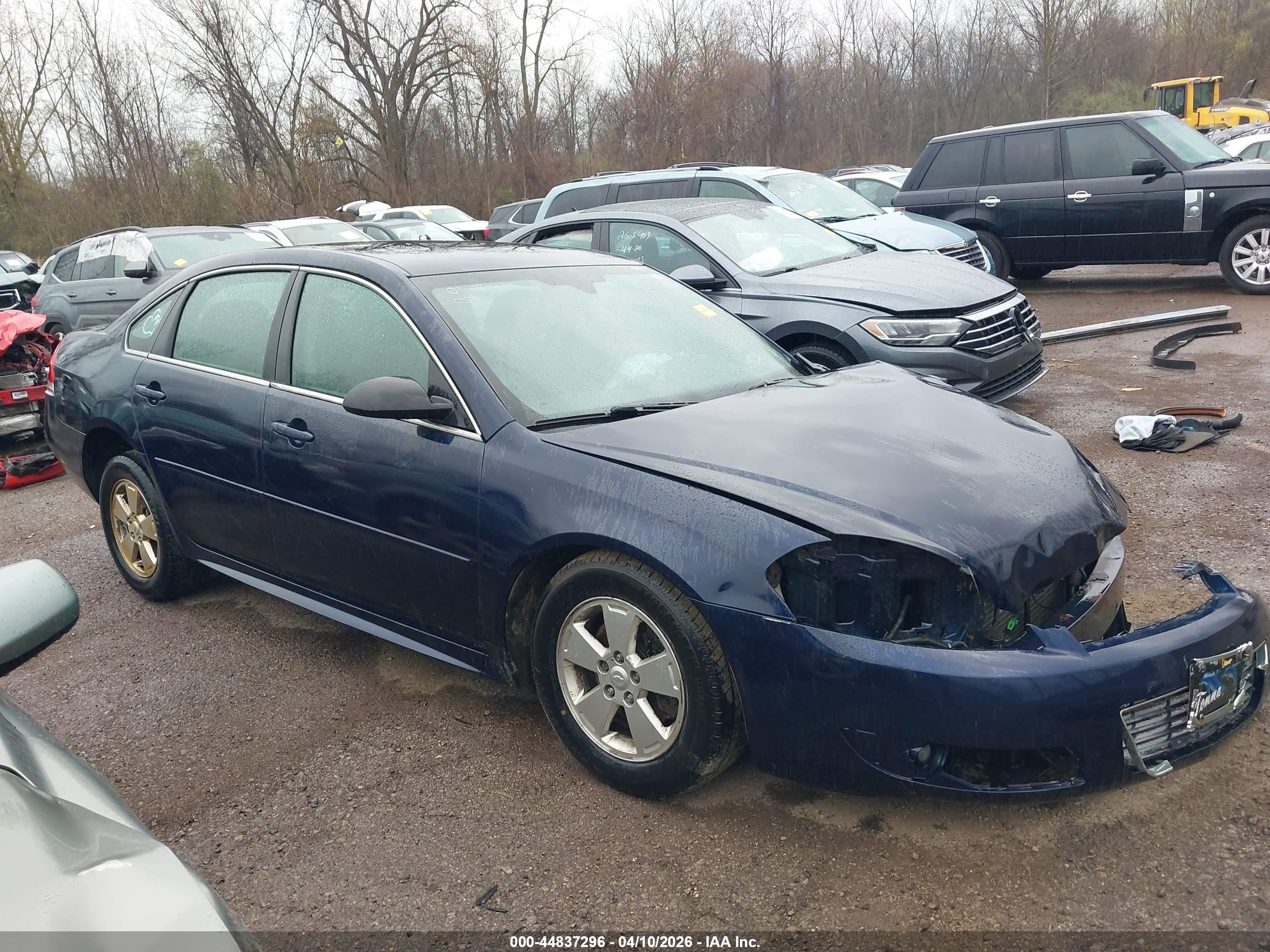 2011 Chevrolet Impala Lt Blue vin: 2G1WG5EK1B1112965
