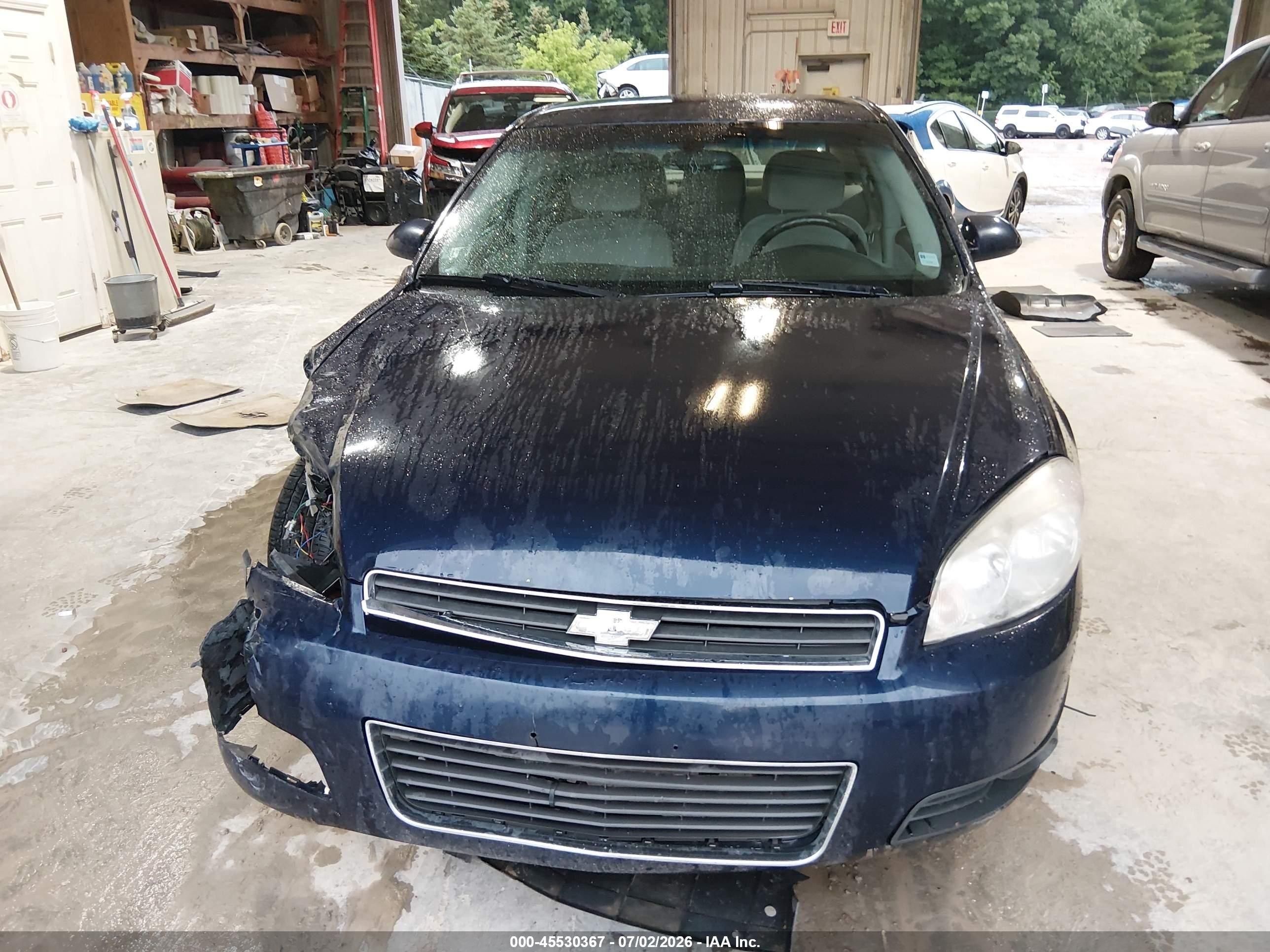 2011 Chevrolet Impala Lt Dark Blue vin: 2G1WG5EK1B1118118